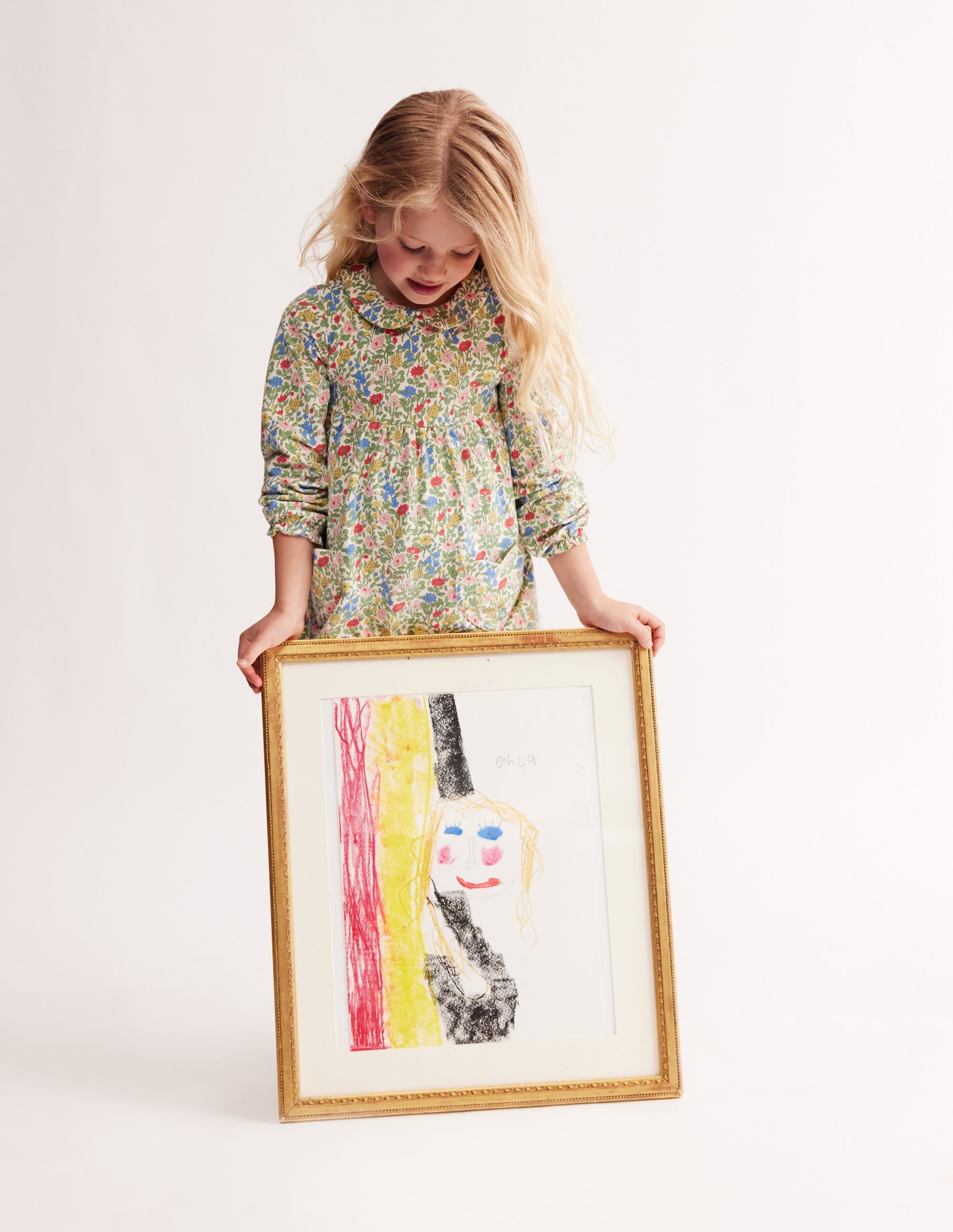 Collared Tunic-Multi Meadow Floral - Image 5