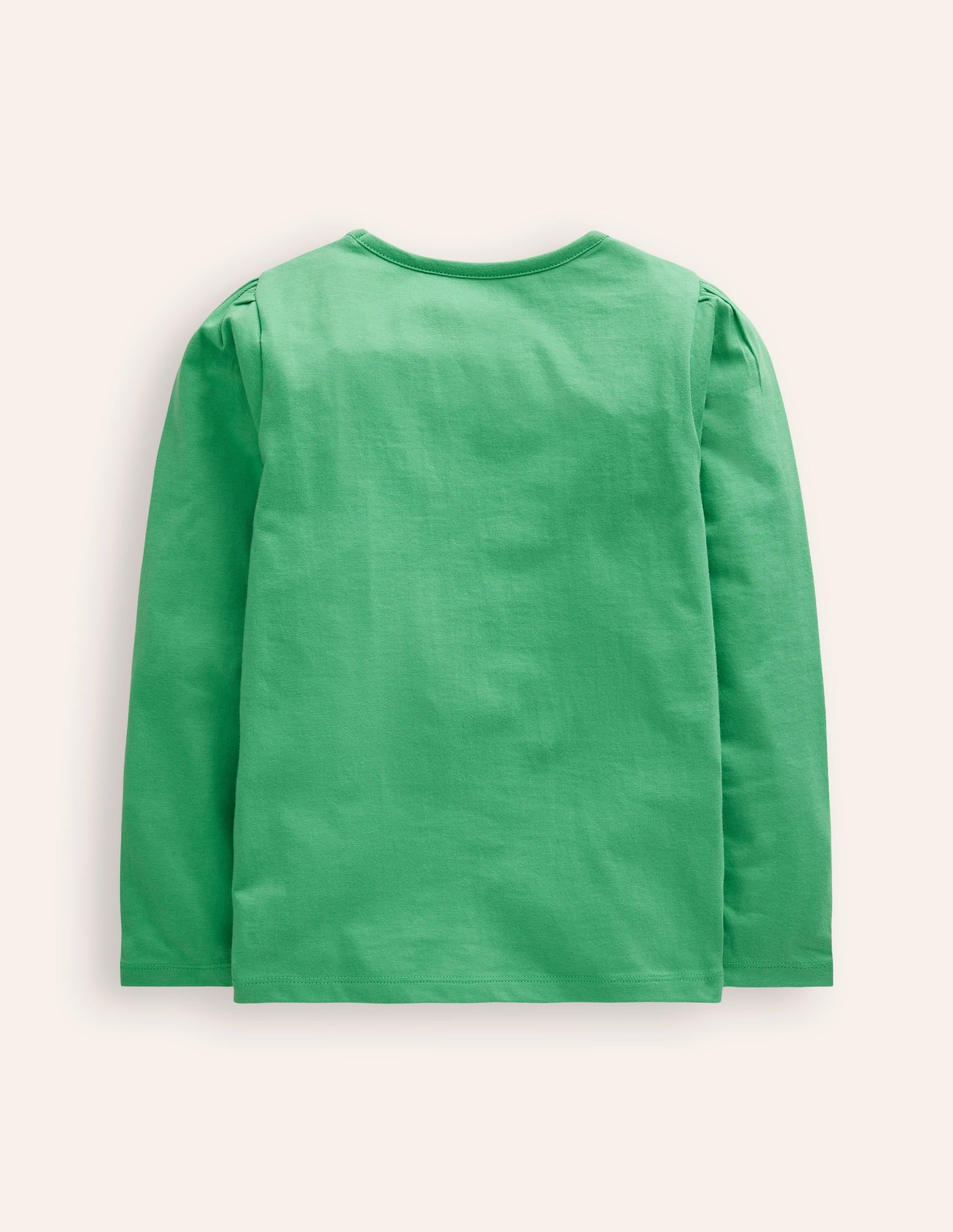 Superstitch Puff Sleeve Top-Jade Bunnies-2