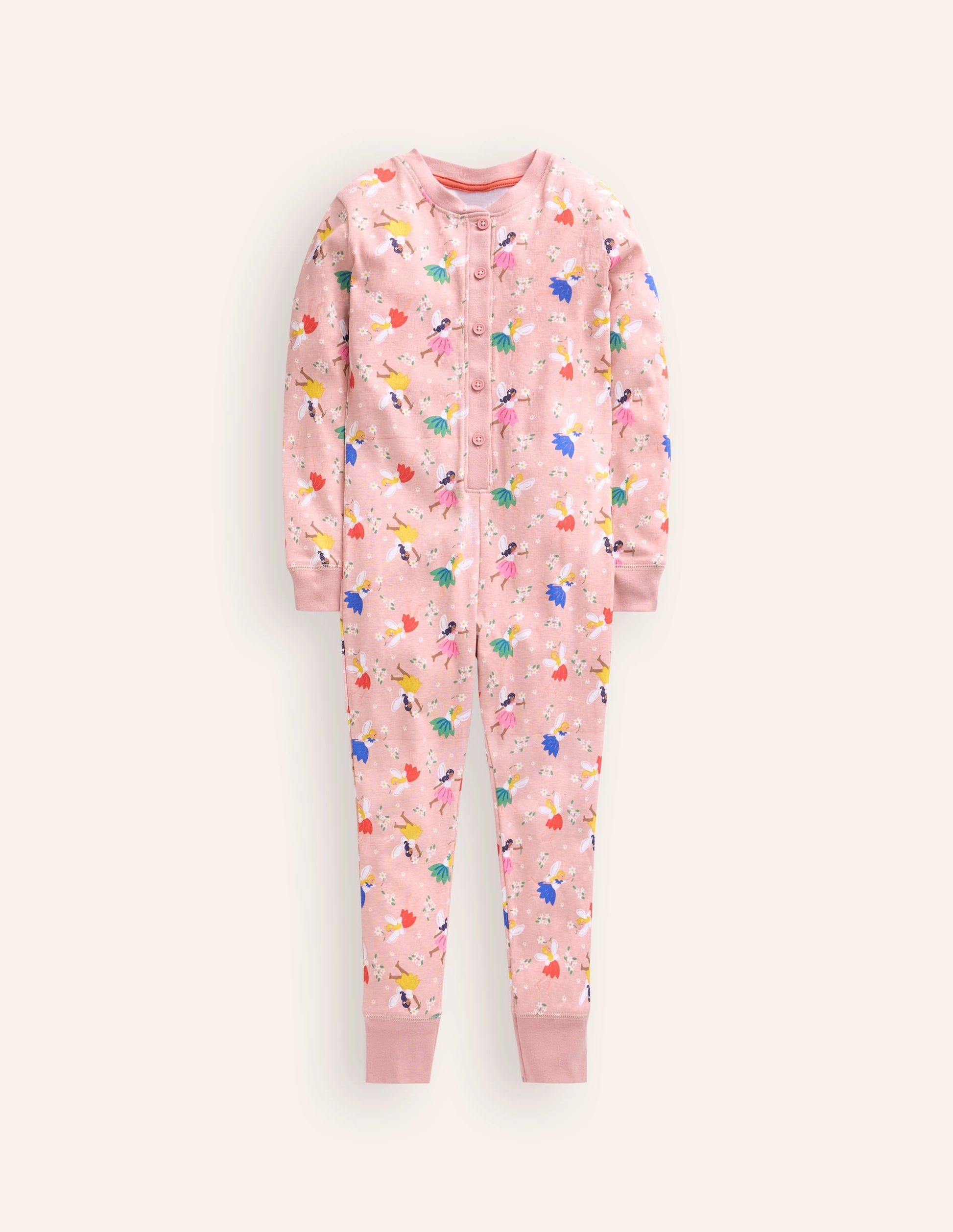 Snug All-In-One Pyjama-Boto Pink Fairies-1