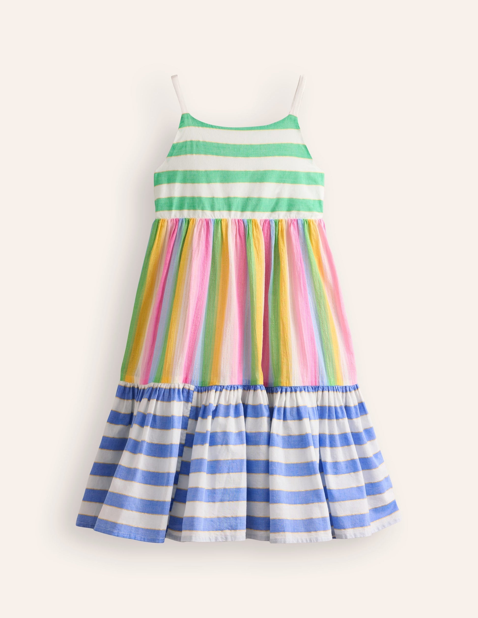 Deadstock Dresses-Multi Stripe Hotchpotch-1