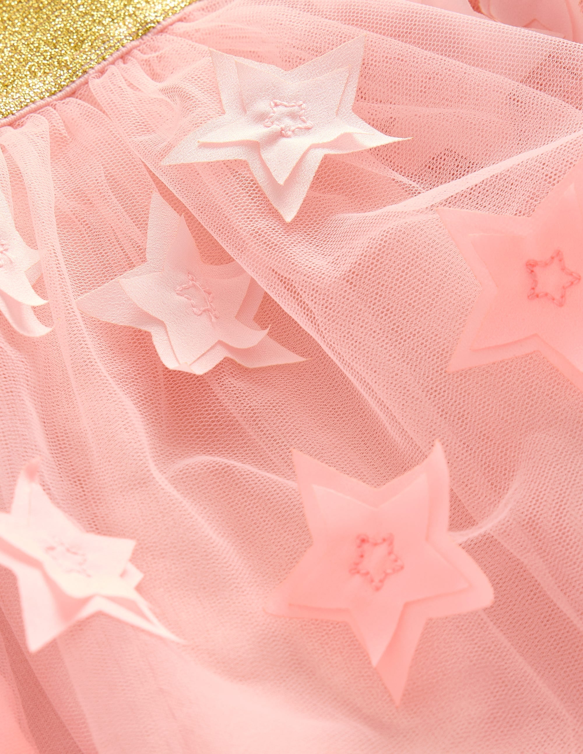 Tulle Mini Skirt-Pink Stars - Image 3
