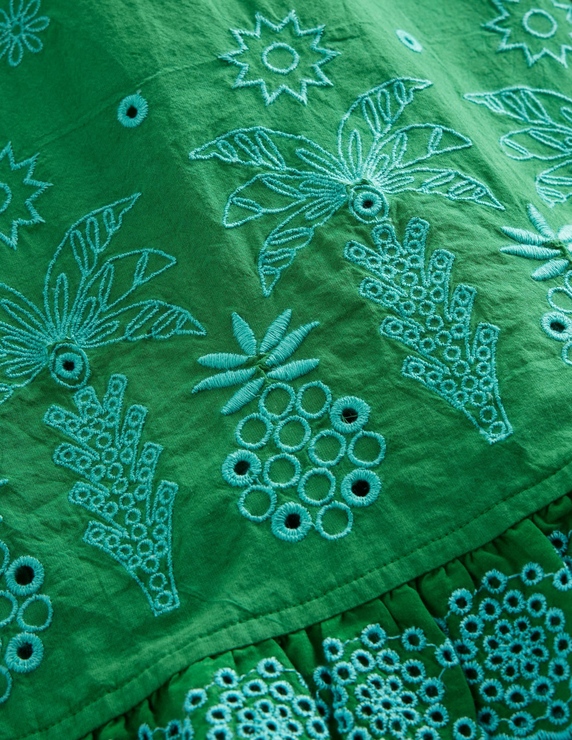 Broderie Trousers-Highland Green - Image 3