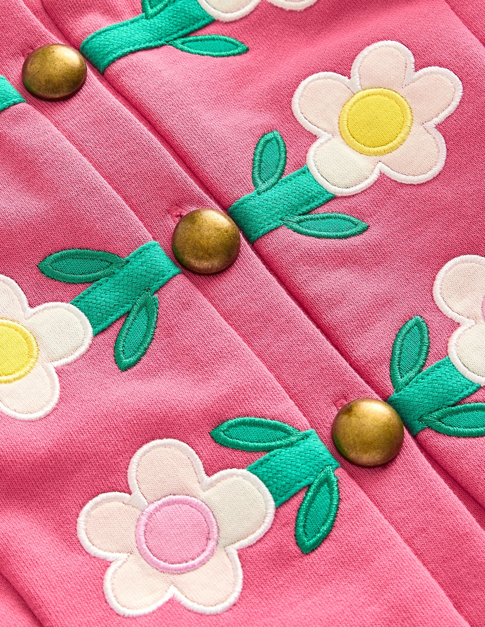 Floral Military Jacket-Rose Pink - Image 3