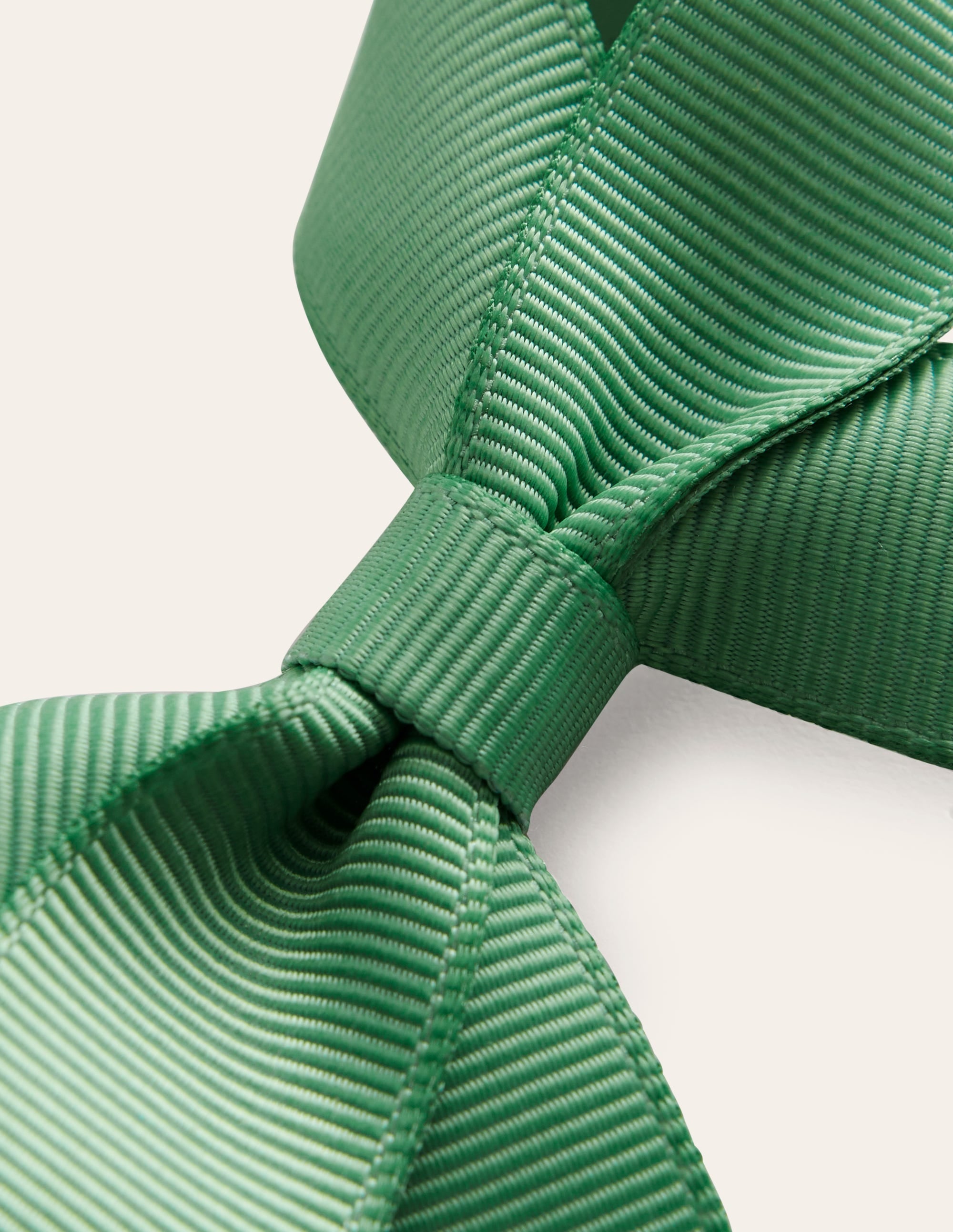 Grosgrain Hair Bow-Veridian Green - Image 3