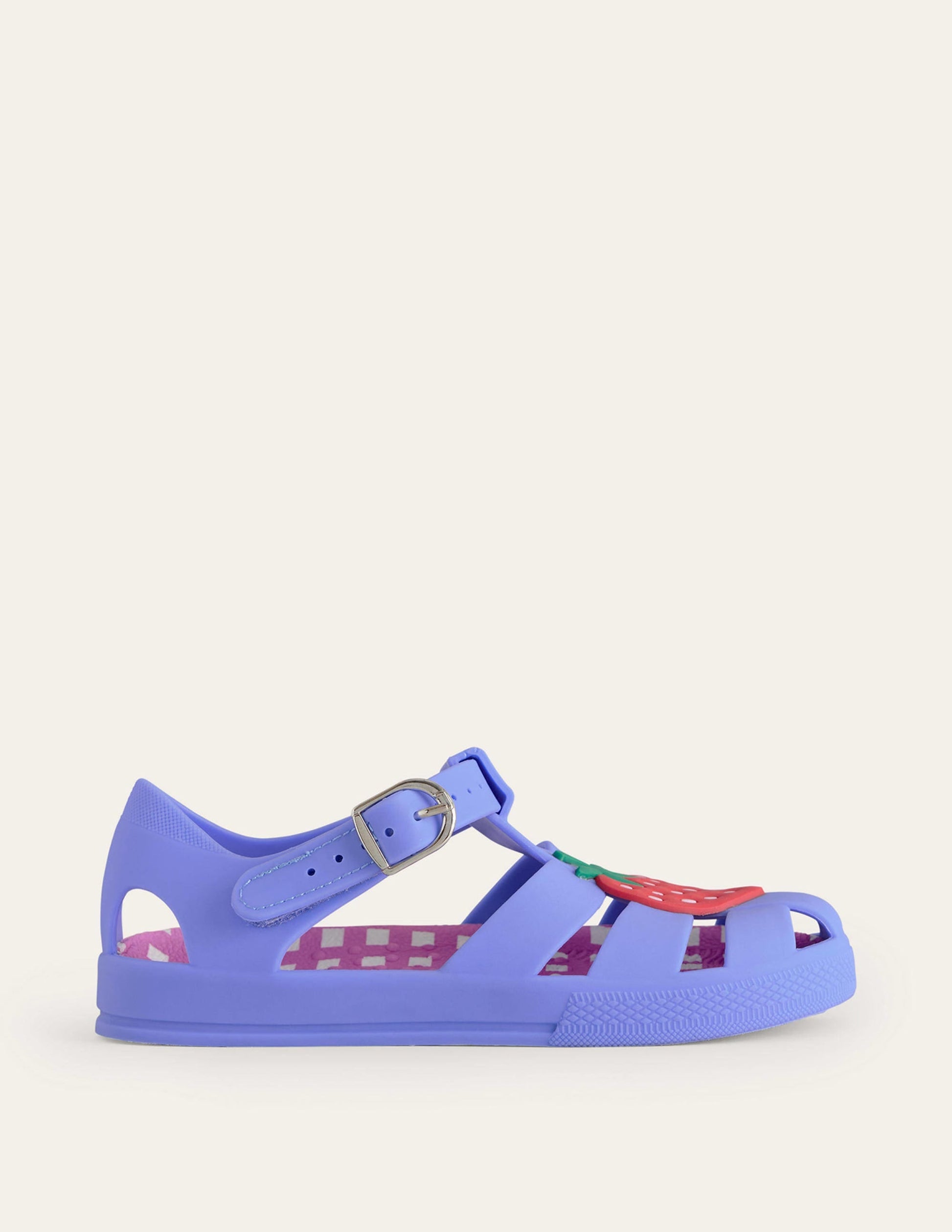 Logo Jelly Shoes-Surf Blue Strawberry-1
