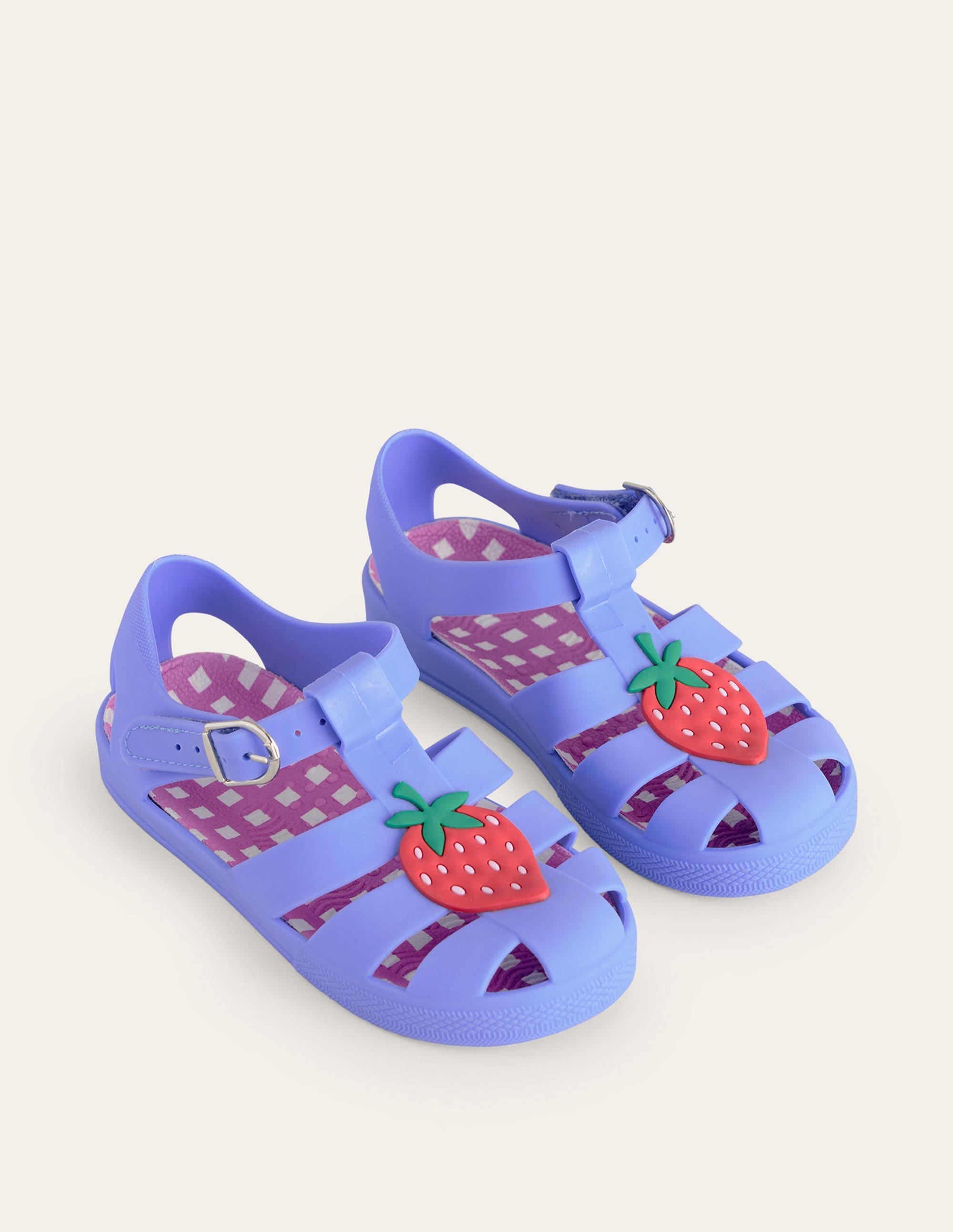 Logo Jelly Shoes-Surf Blue Strawberry - Image 2