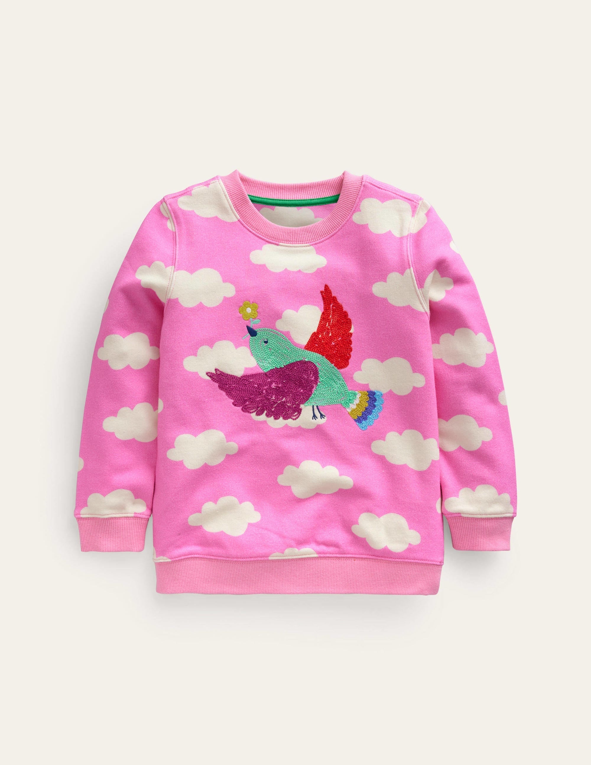 Superstitch Sweatshirt-Cosmos Pink Clouds - Image 1