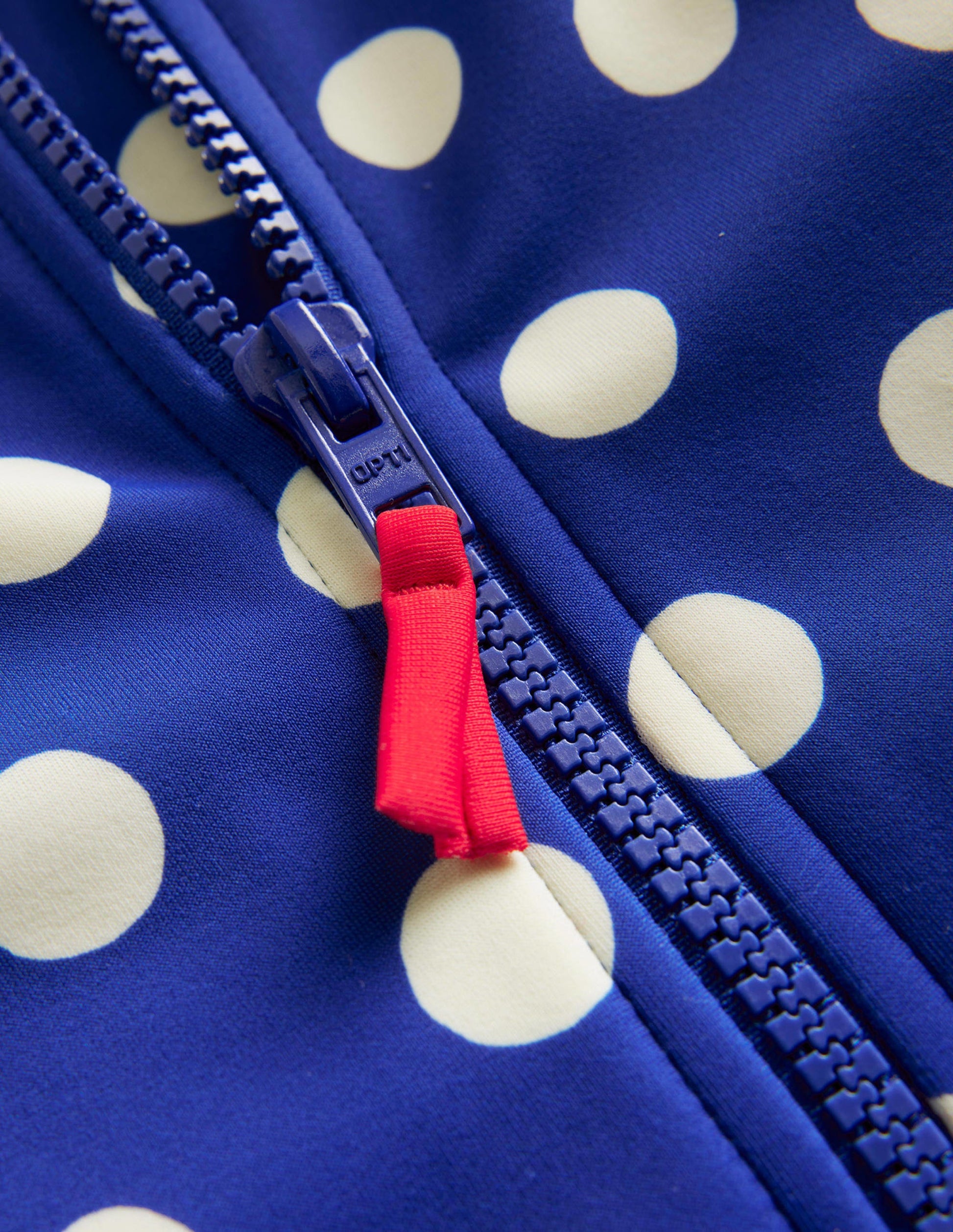 Short-sleeved Swimsuit-Navy, Ivory Spot-3