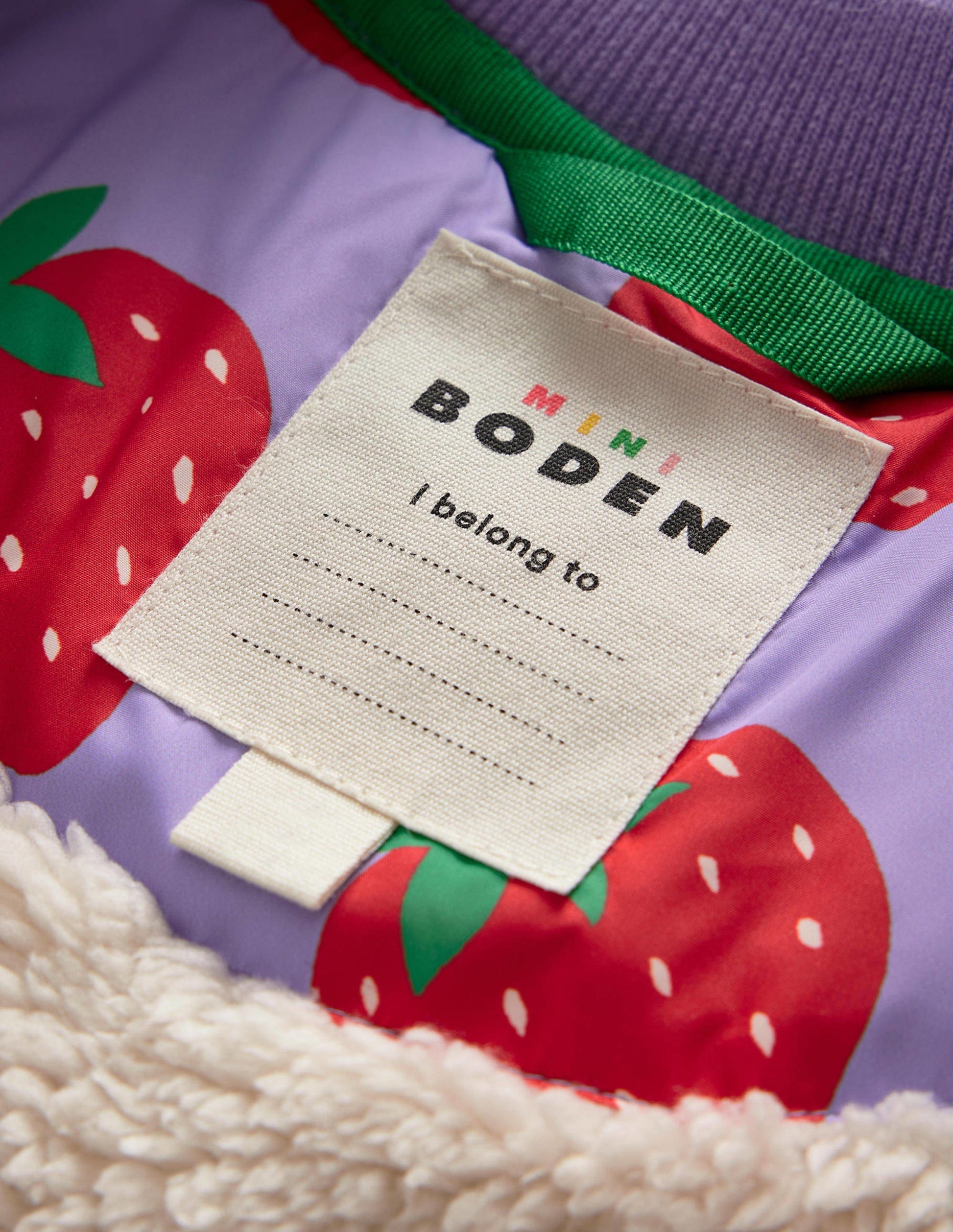 Fun Quilted Bomber Jacket-Parma Violet Strawberries-4