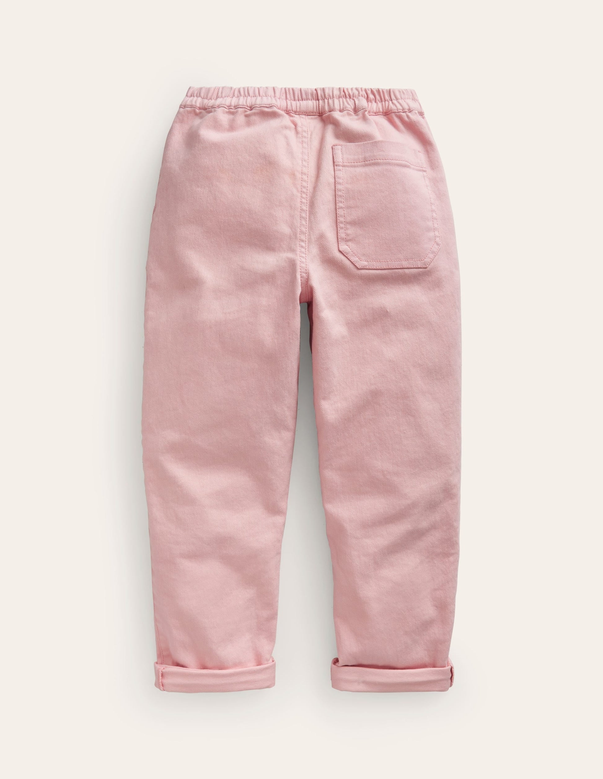 Pull-on Trouser-Provence Dusty Pink Embroidery-2