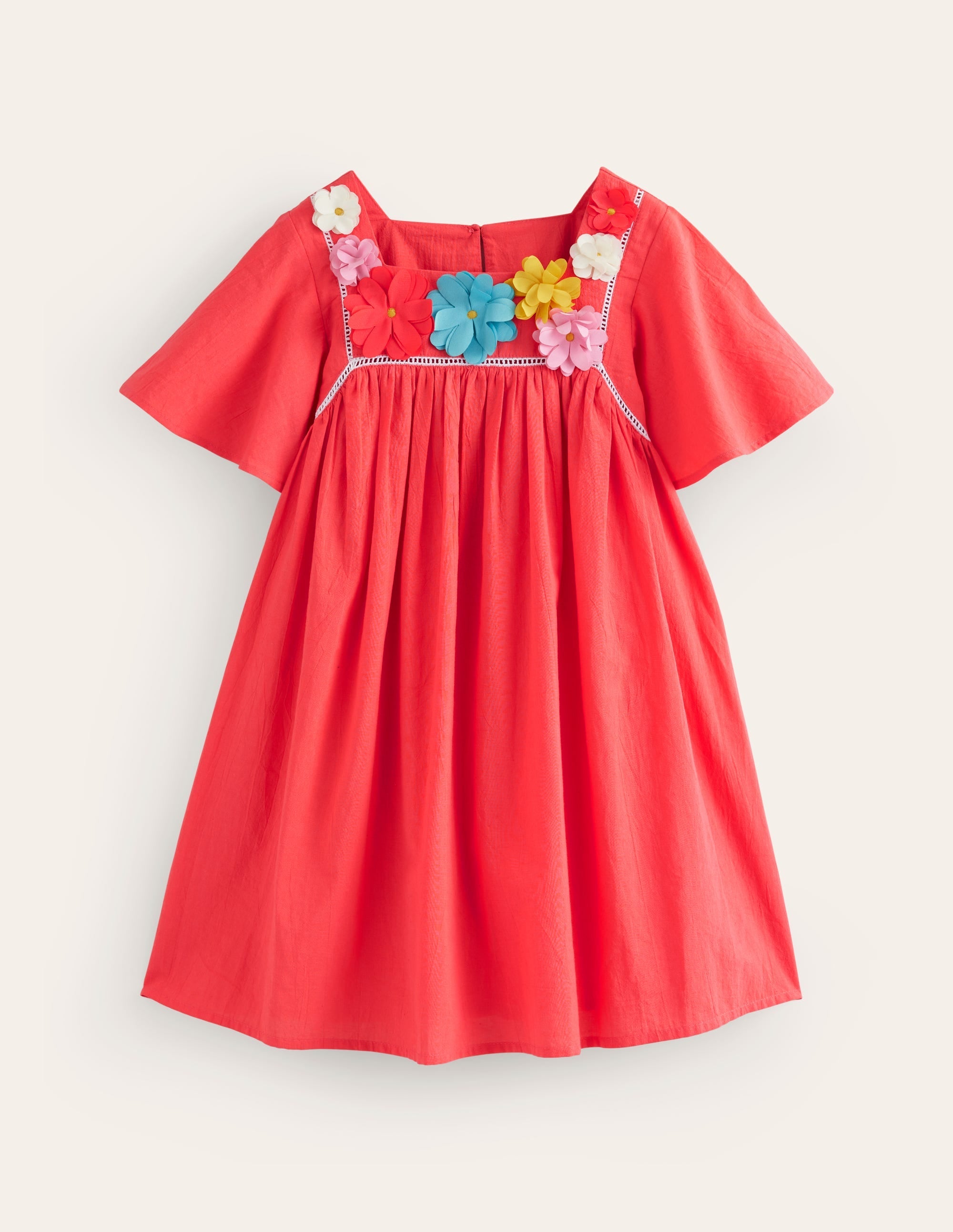 Lightweight Holiday Dress-Jam Red - Image 1