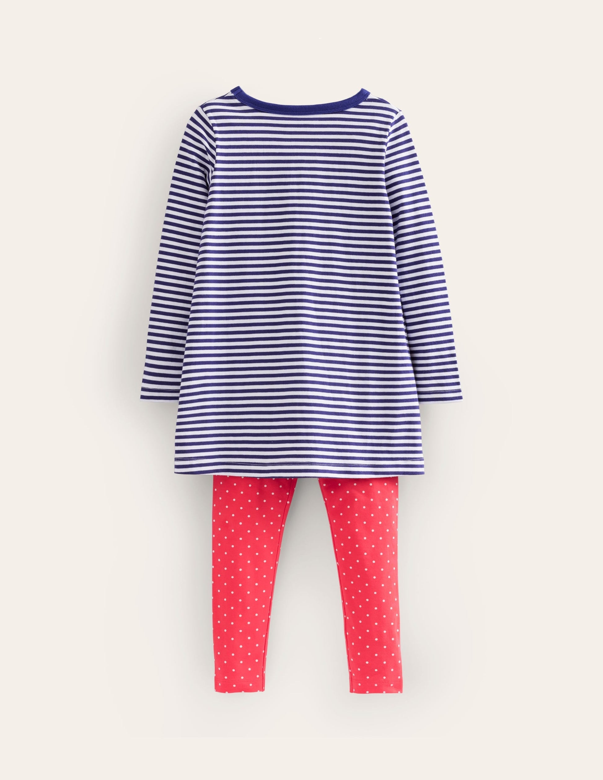 Fun Tunic and Legging set-Starboard/Ivory Stripe-2