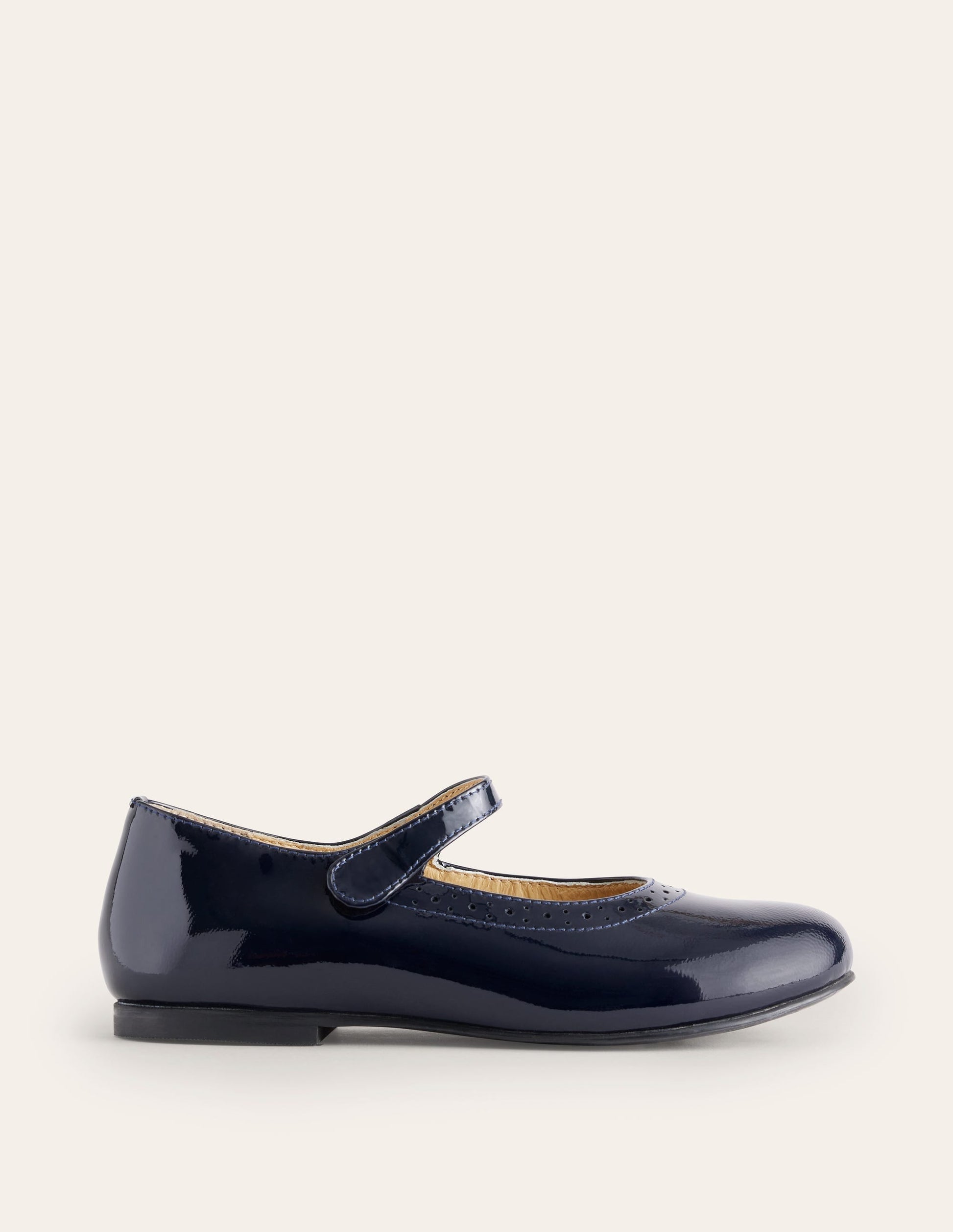Leather Mary Janes-Navy Patent-1