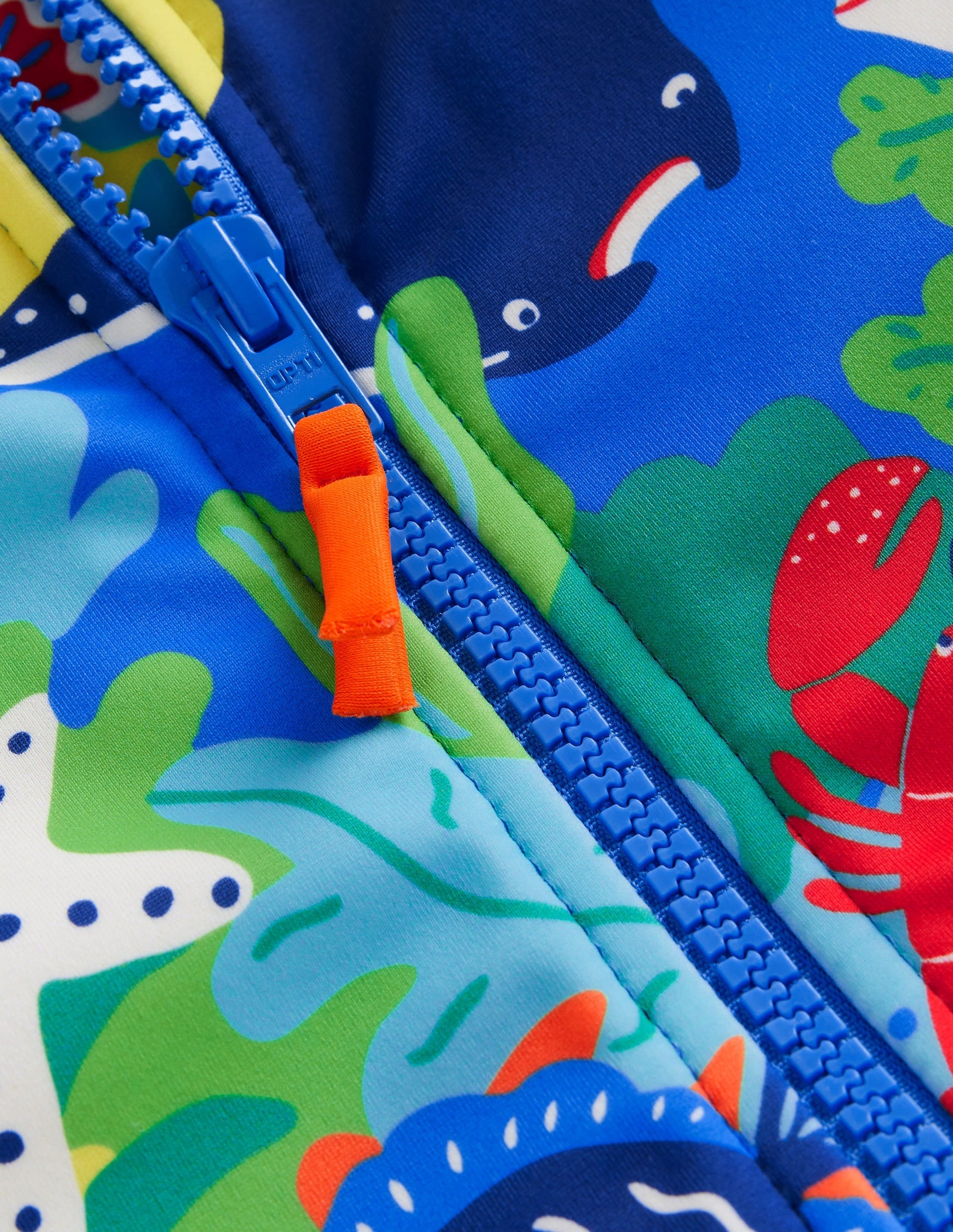 Short-sleeved Swimsuit-Multi Rainbow Reef-3