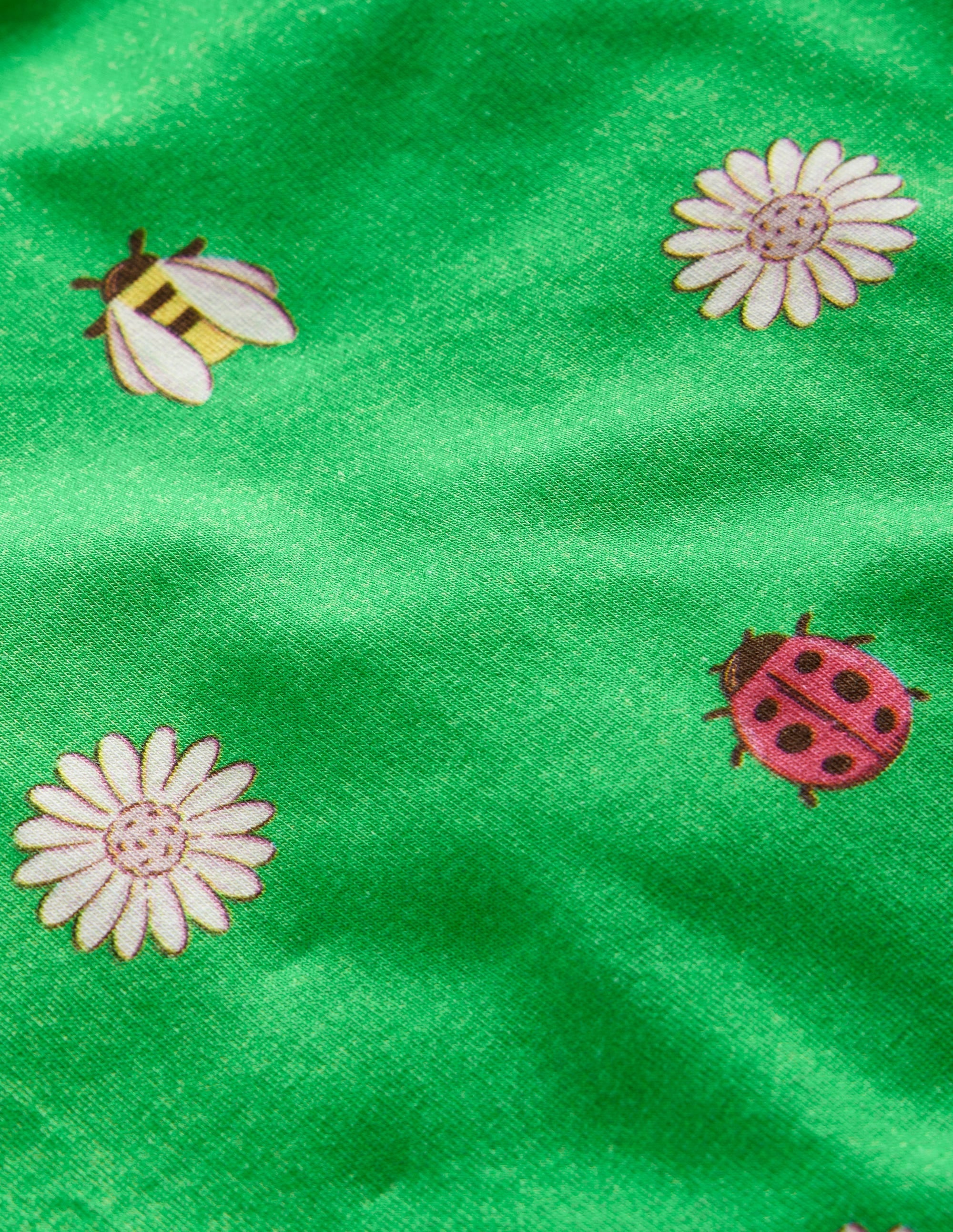 Relaxed T-shirt-Pea Green Daisy Bugs - Image 3