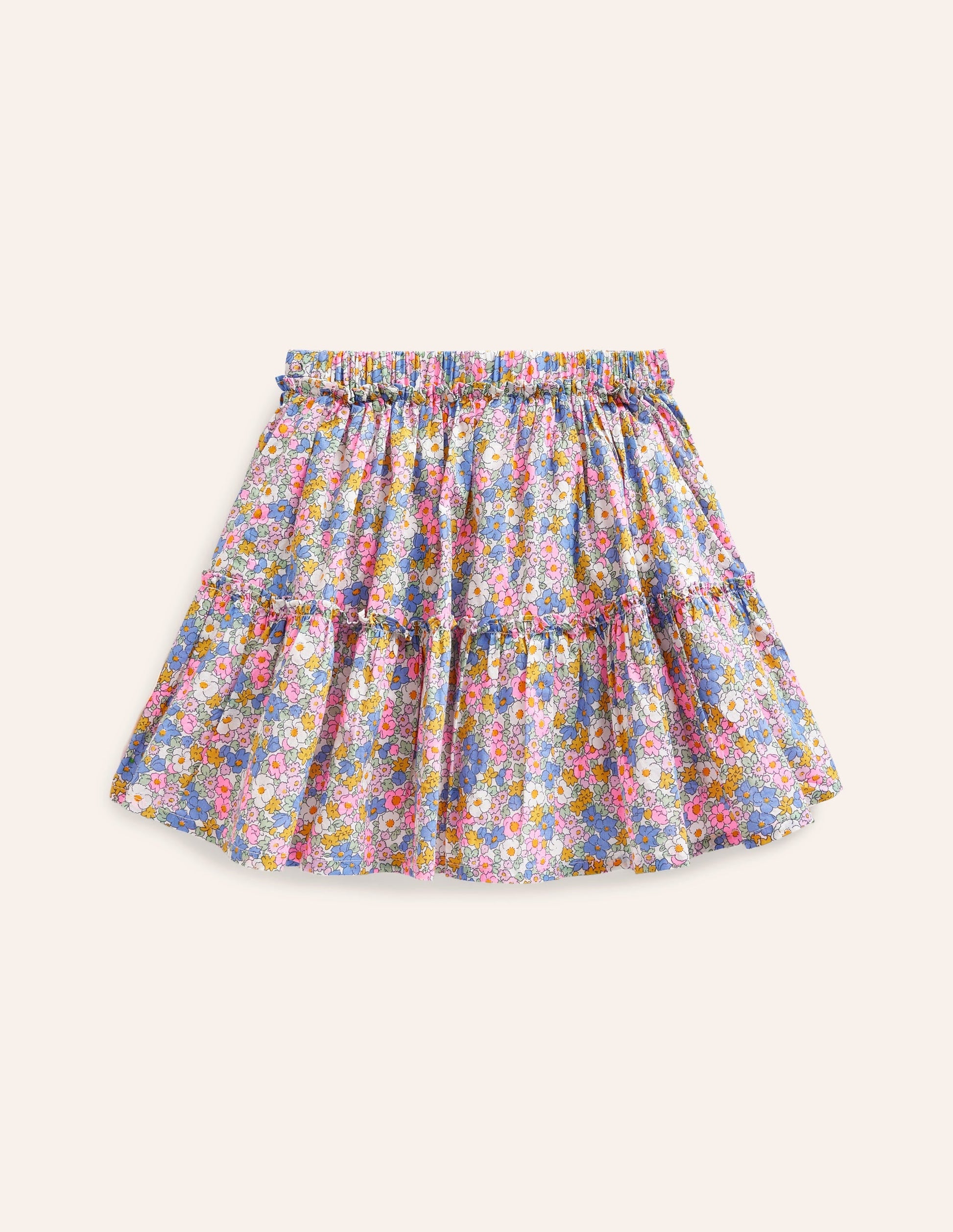 Appliqué Skirt-Festival Pink Nautical Cats-2