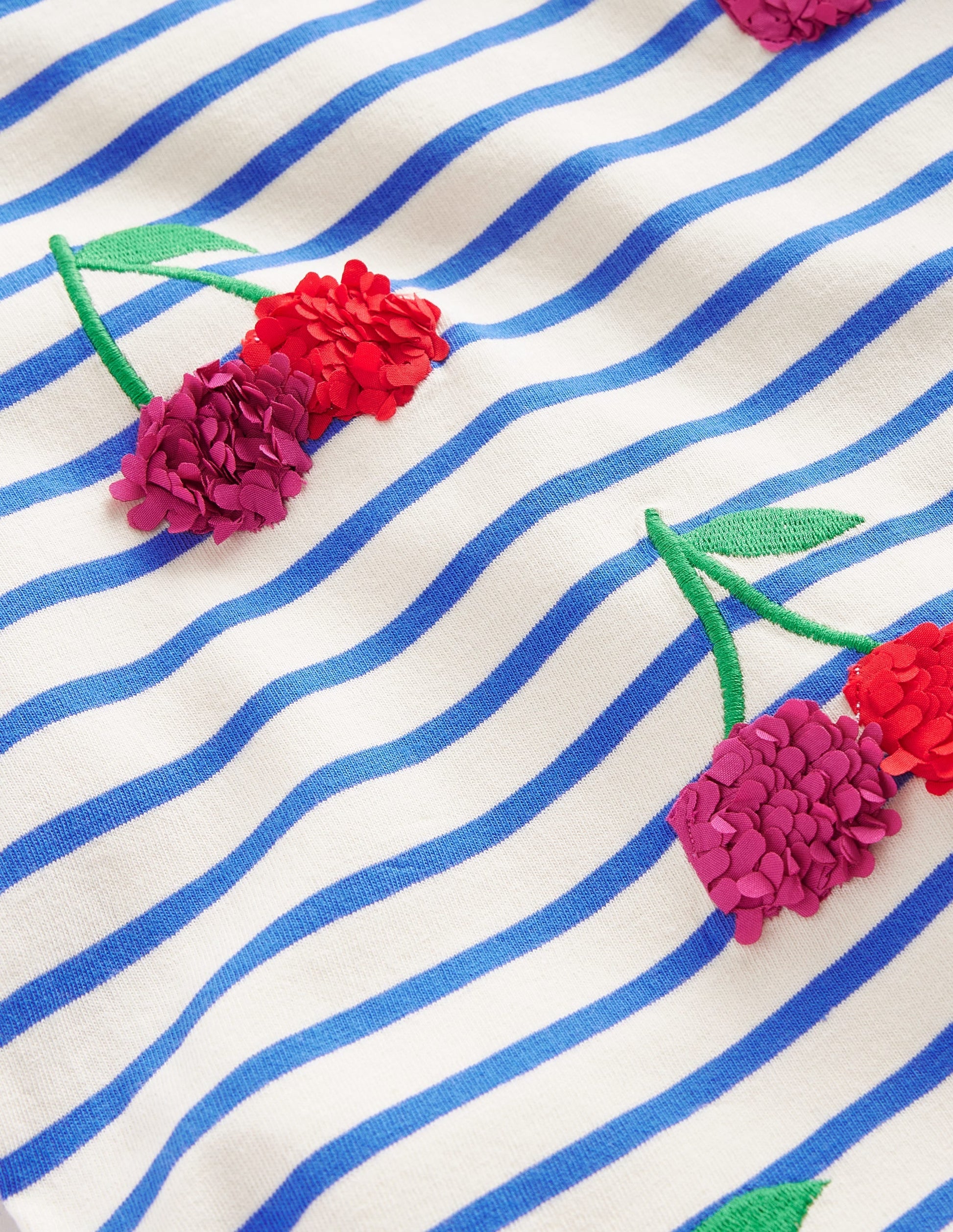 Flutter Short Sleeve T-Shirt-Vanilla Pod/ Cabanna Blue-3