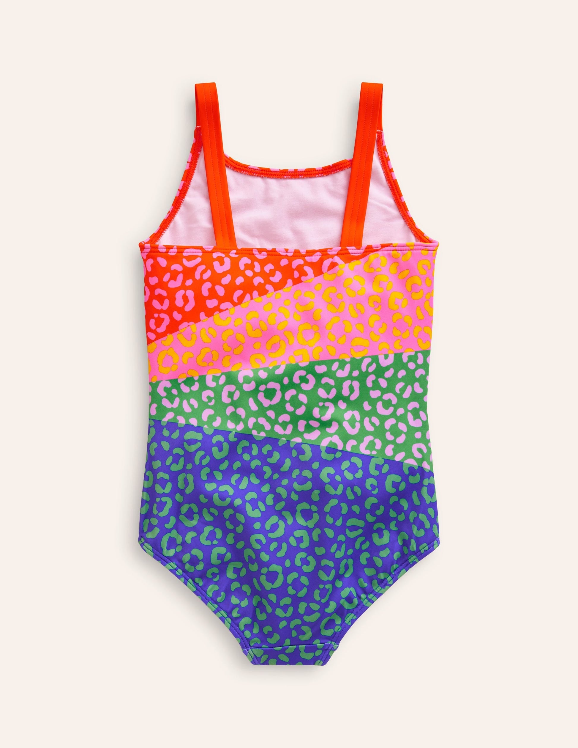 Fun Printed Swimsuit-Multi Leopard Print-2