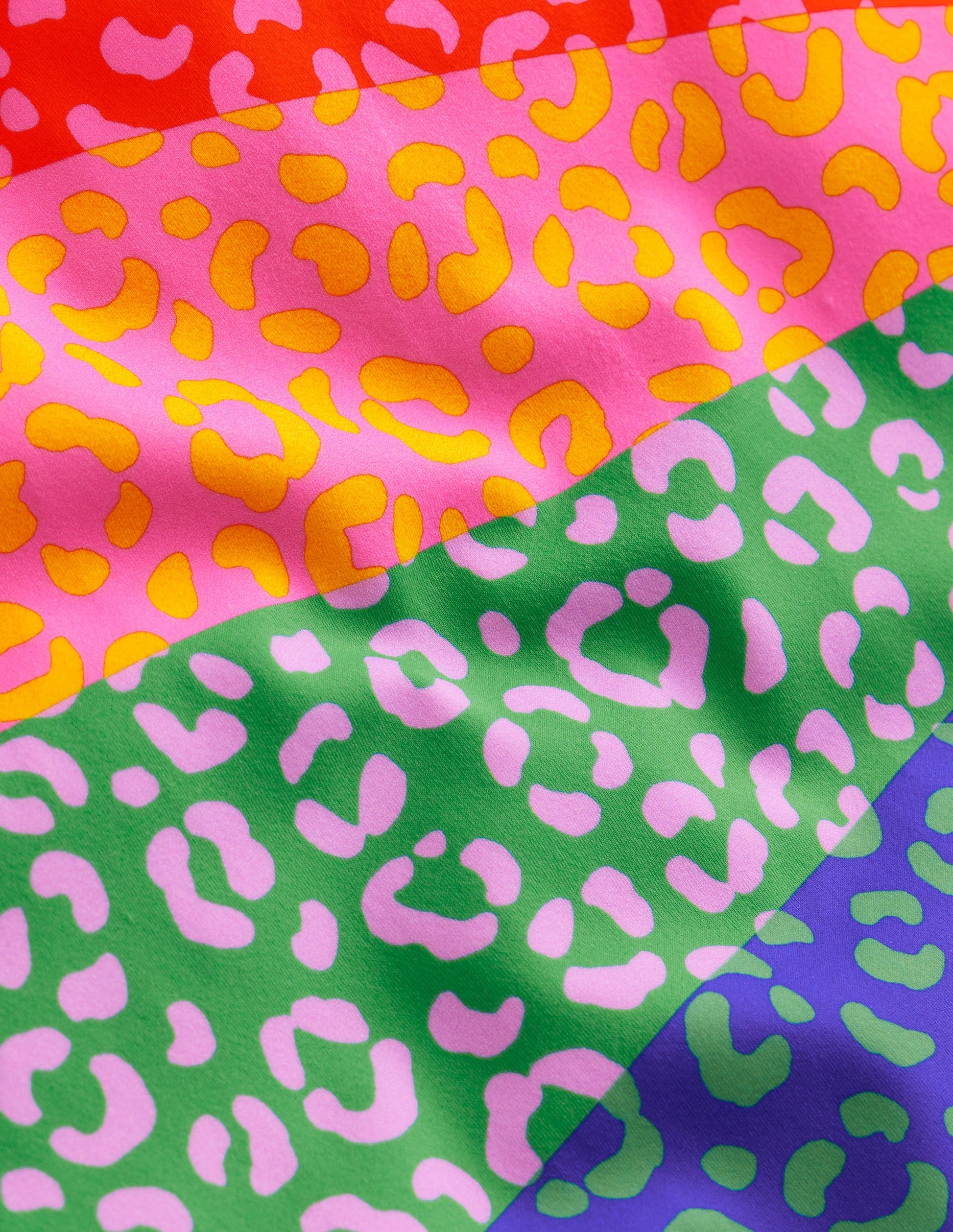 Fun Printed Swimsuit-Multi Leopard Print-3