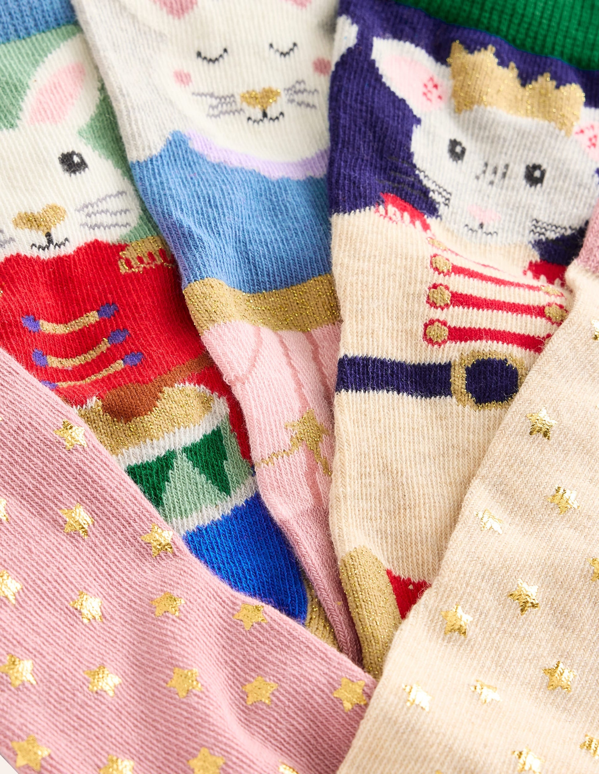 Socks 5 Pack-Multi Nutcracker-2