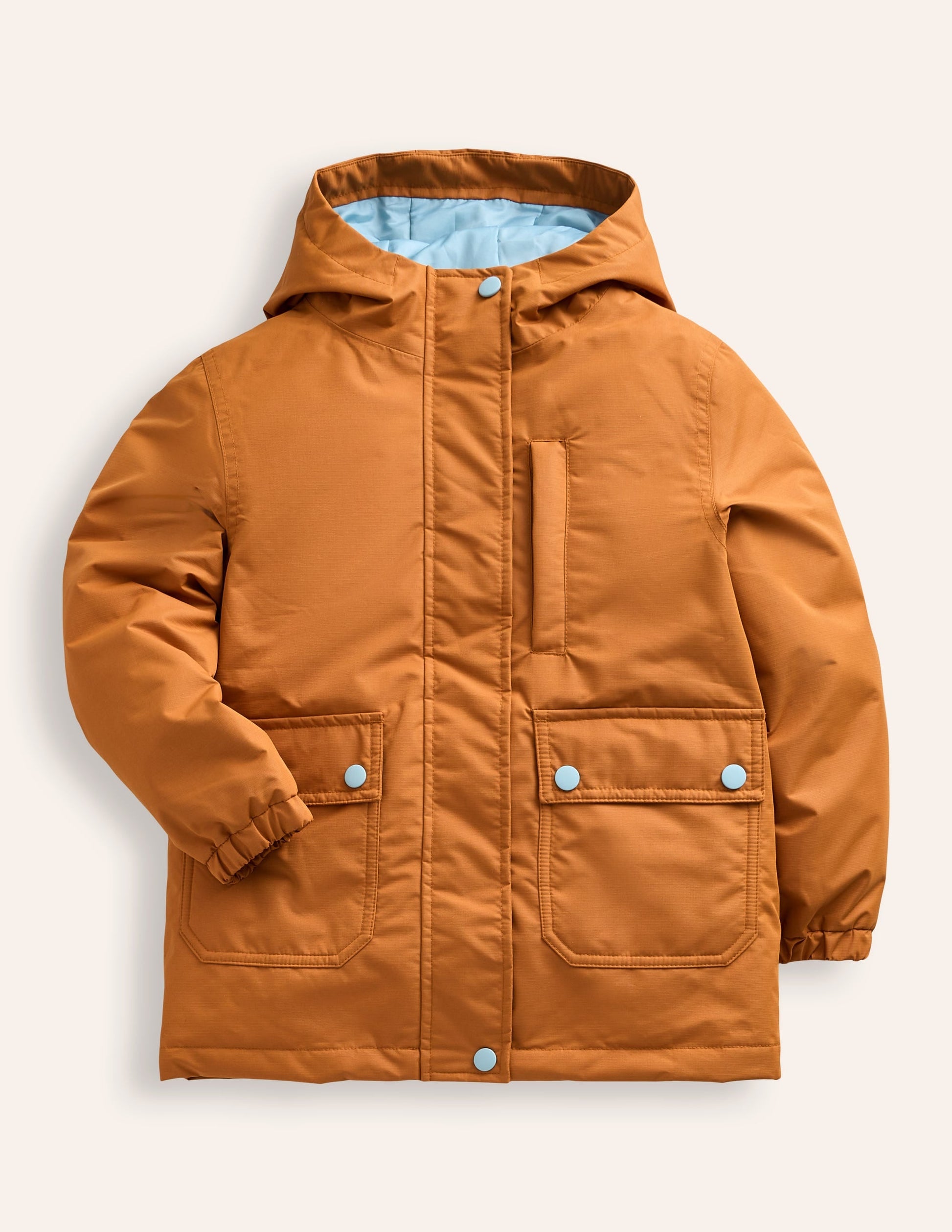 4-in-1 Waterproof Coat-Butterscotch-1