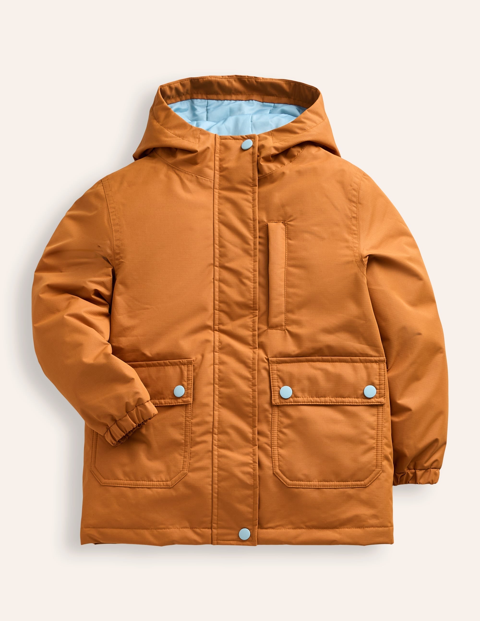 4-in-1 Waterproof Coat-Butterscotch - Image 1