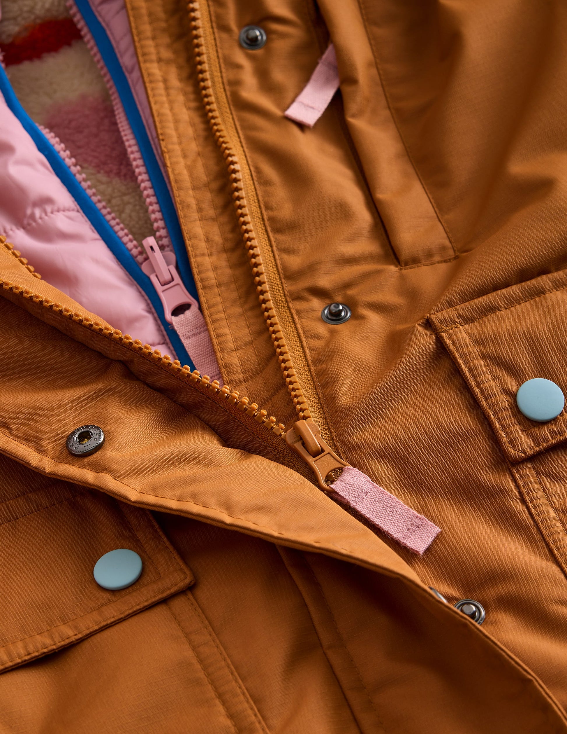 4-in-1 Waterproof Coat-Butterscotch-3