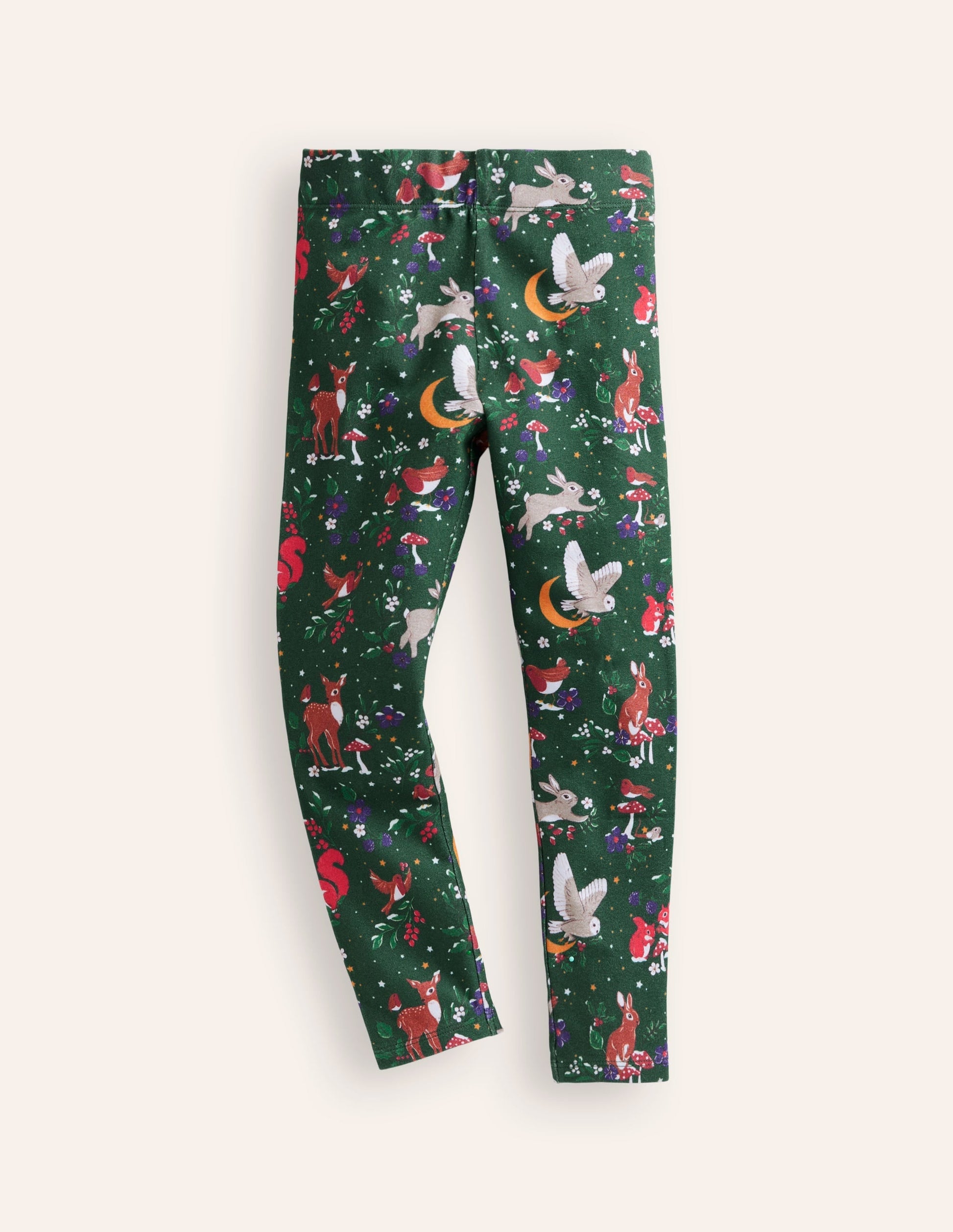 Fun Leggings-Ivy Green Festive Woodland-1