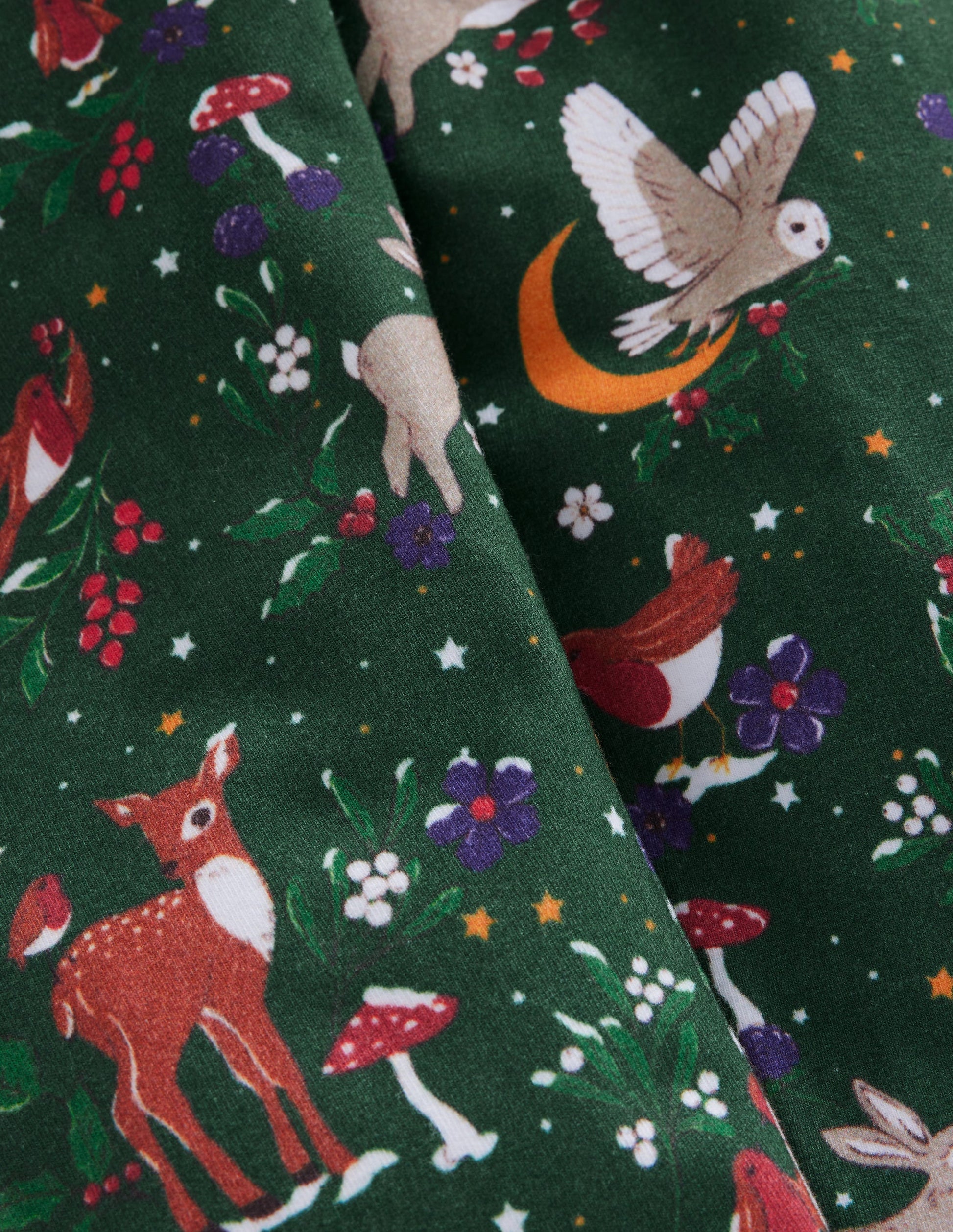 Fun Leggings-Ivy Green Festive Woodland-2