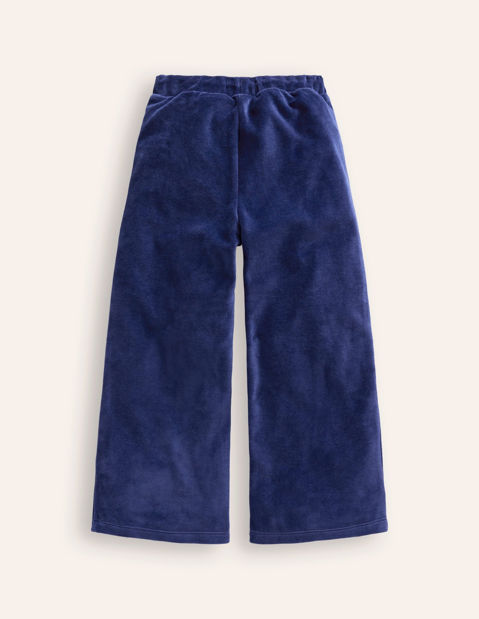 Heart Pocket Velour Jogger-Starboard Blue-2
