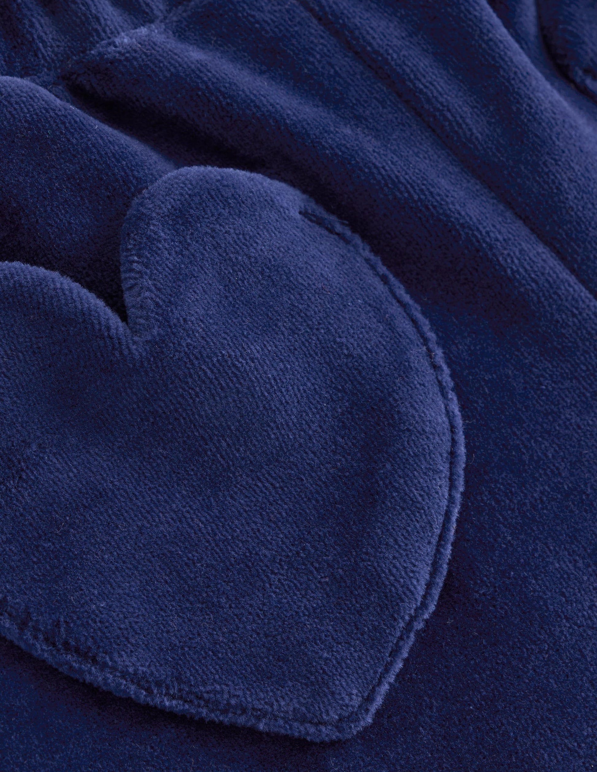 Heart Pocket Velour Jogger-Starboard Blue-3