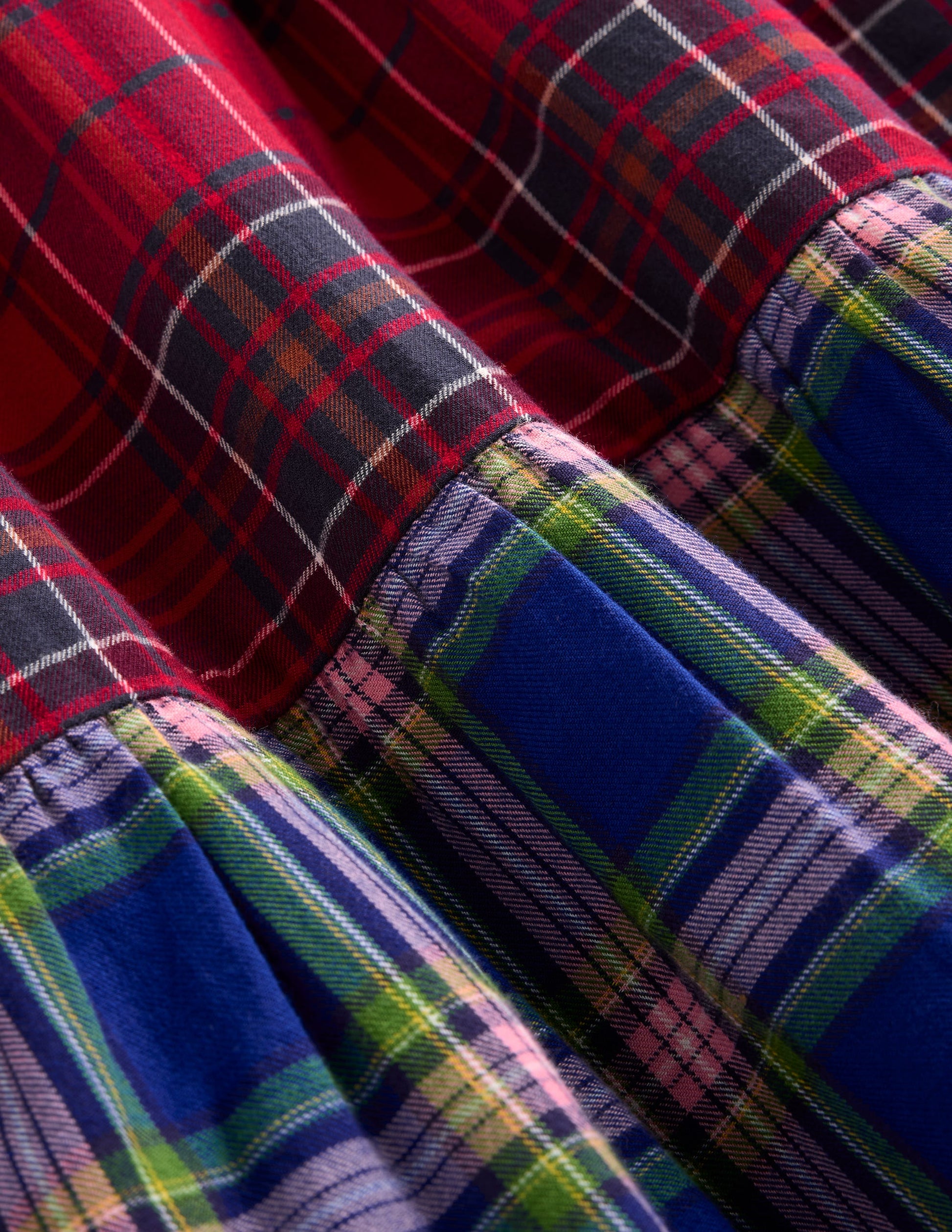 Betsy Tiered Twirly Dress-Tartan Hotchpotch-3