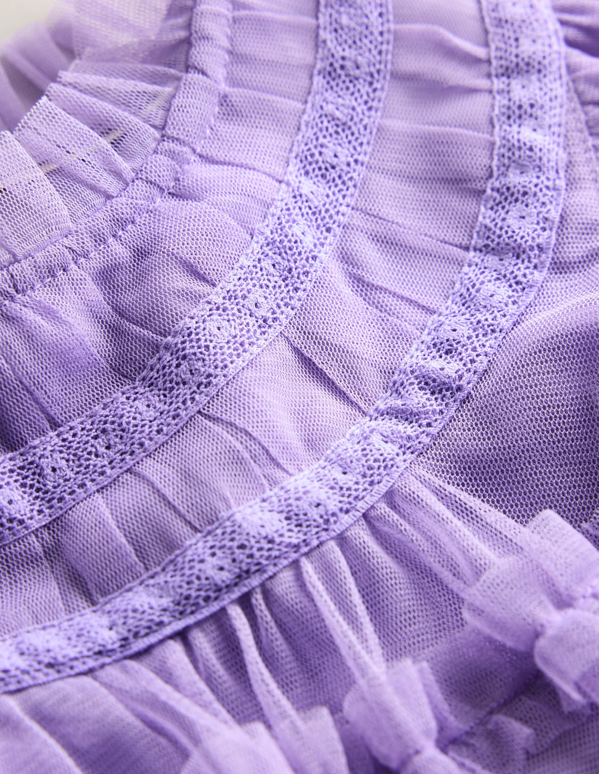 Winnie Tulle Tiered Dress-Misty Lavender-3