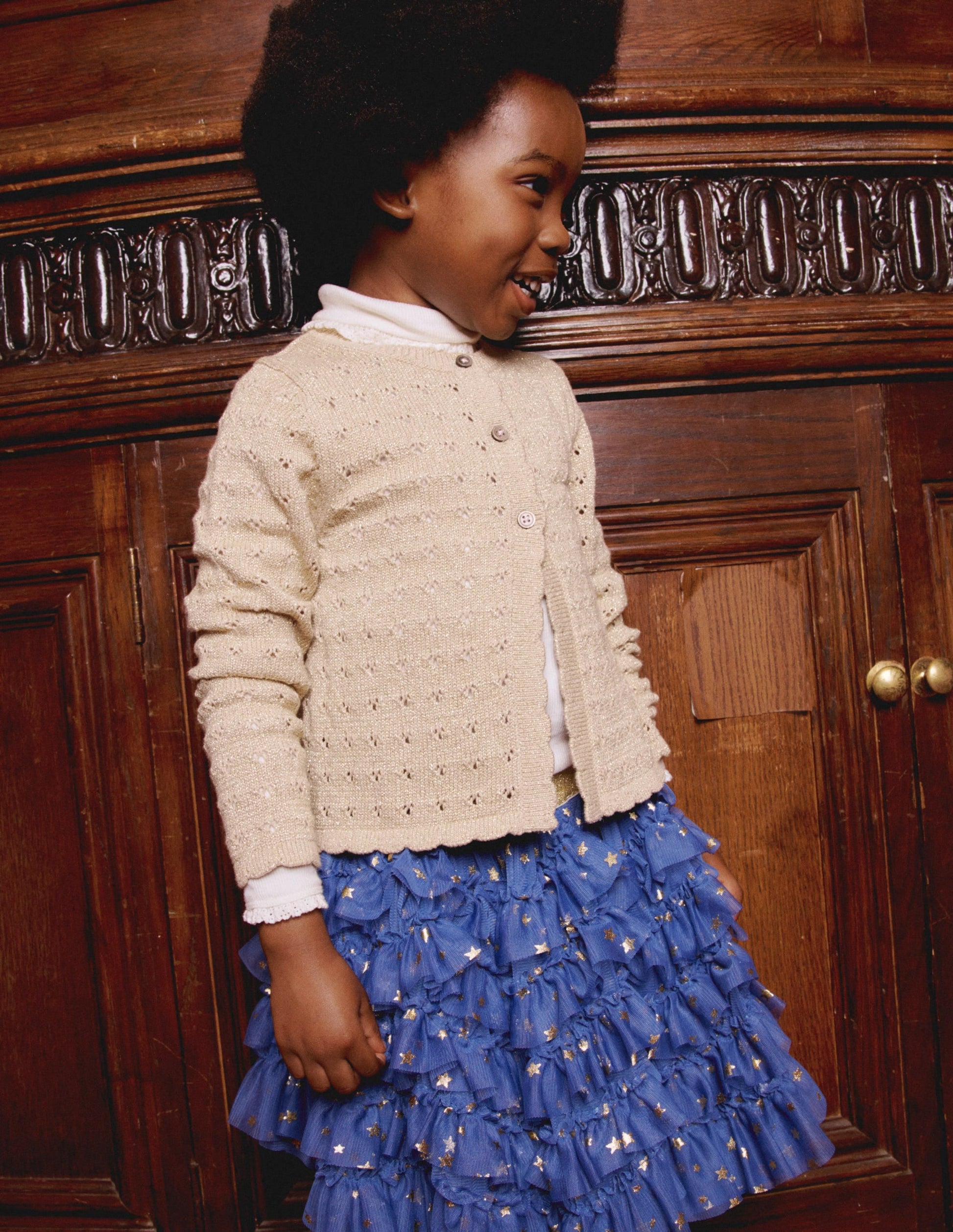Sparkle Occasion Cardigan-Gold-4