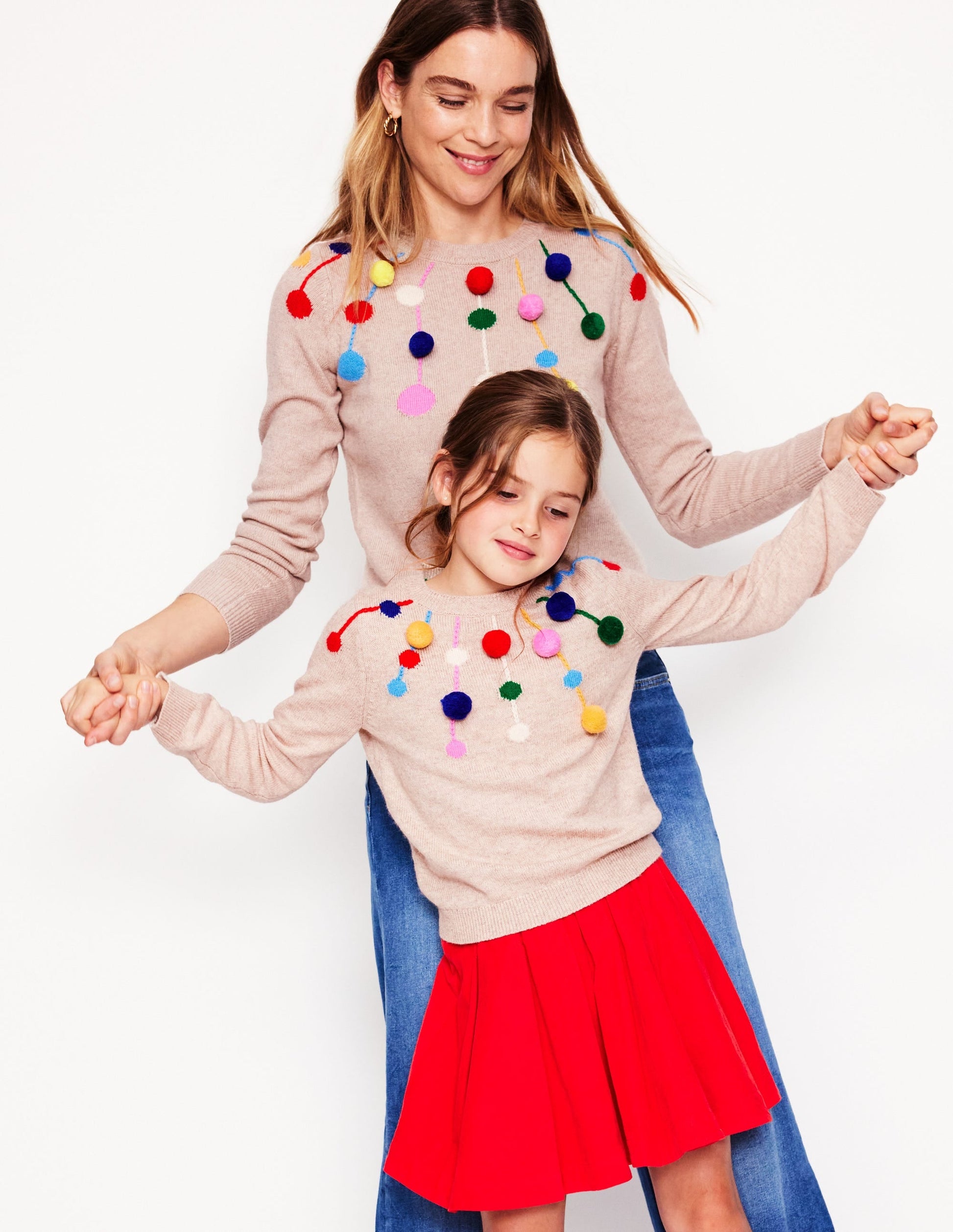 Pom Pom Jumper-Oatmeal Pom Pom-4