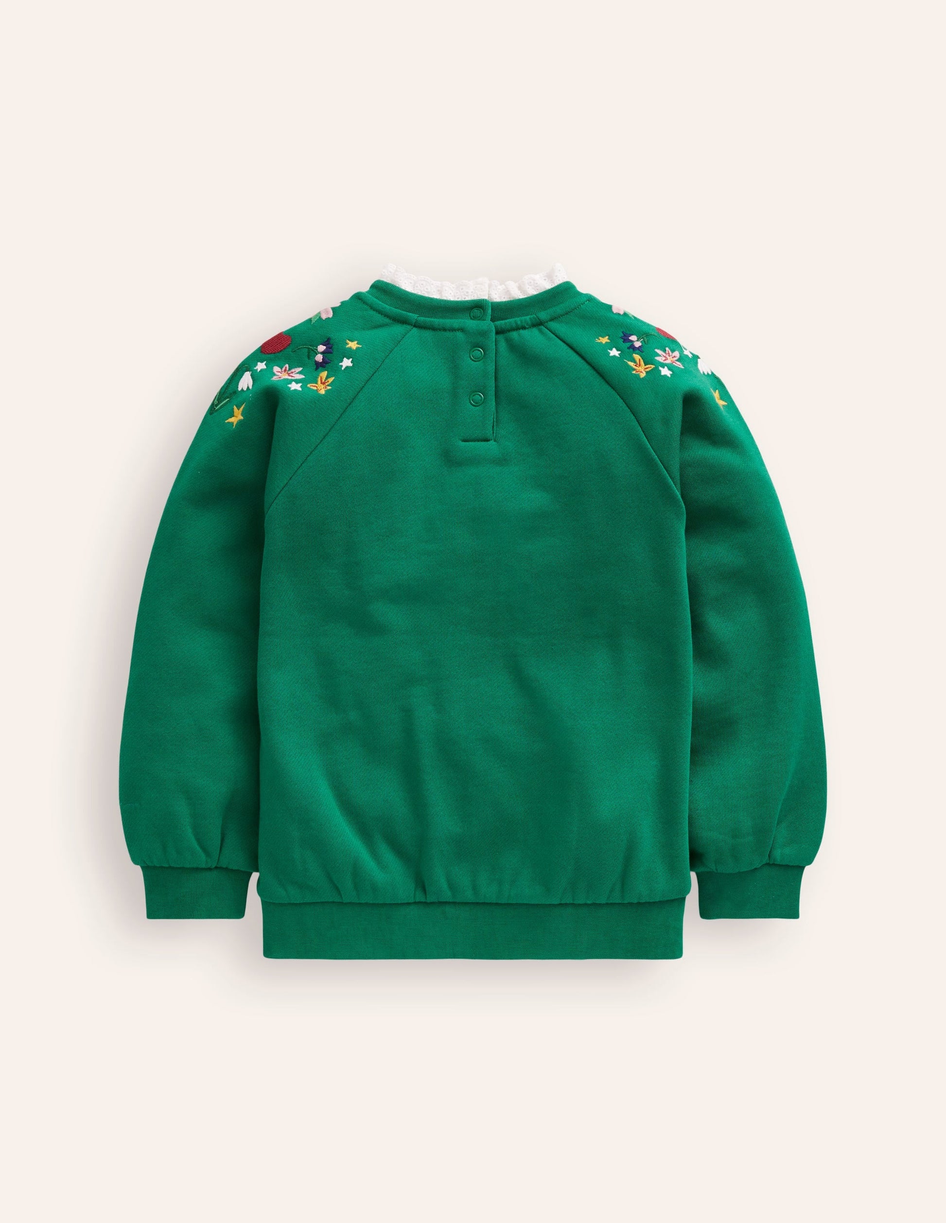 Embroidered Sweat-Jewel Green-2
