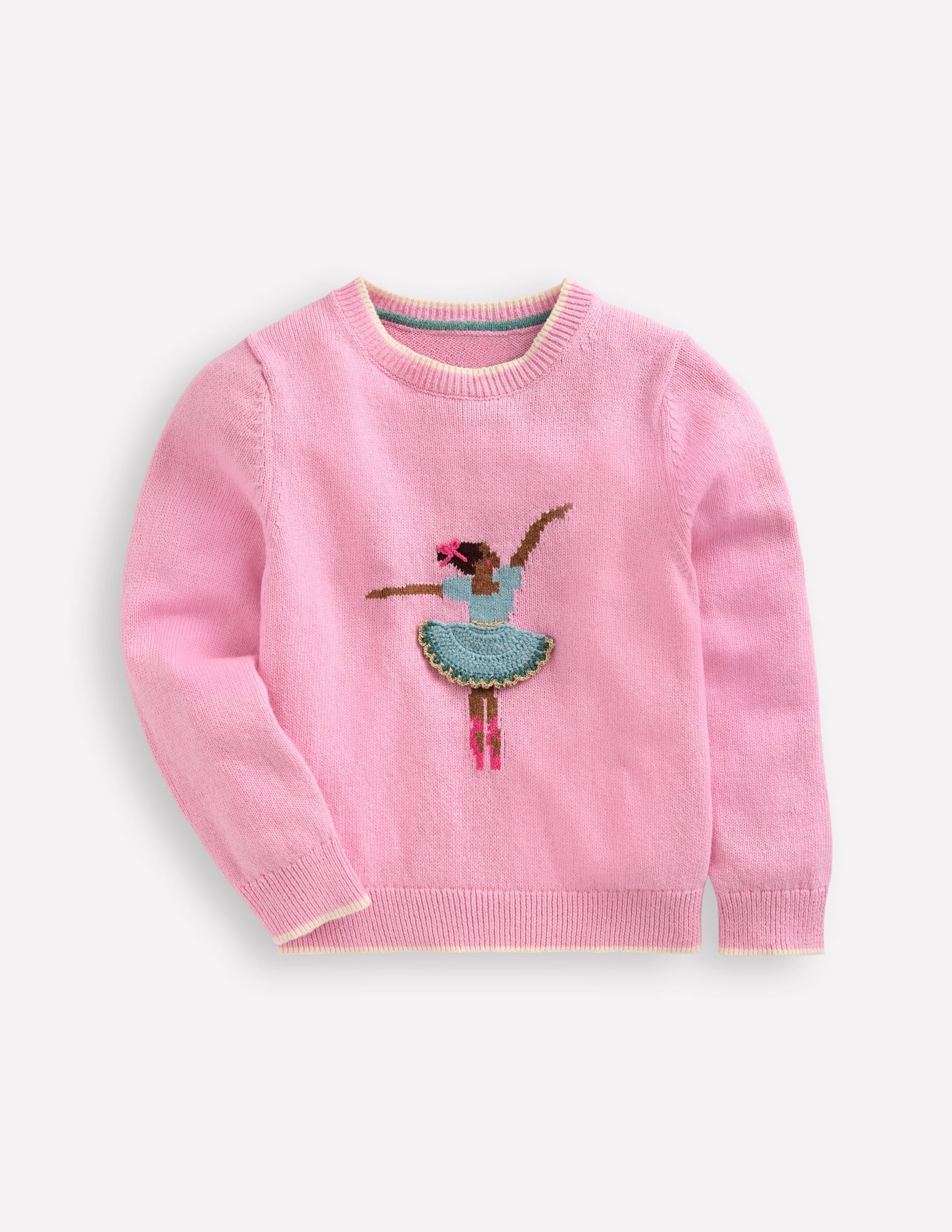 Fun Logo Jumper-Chalk Pink Ballerina - Image 1