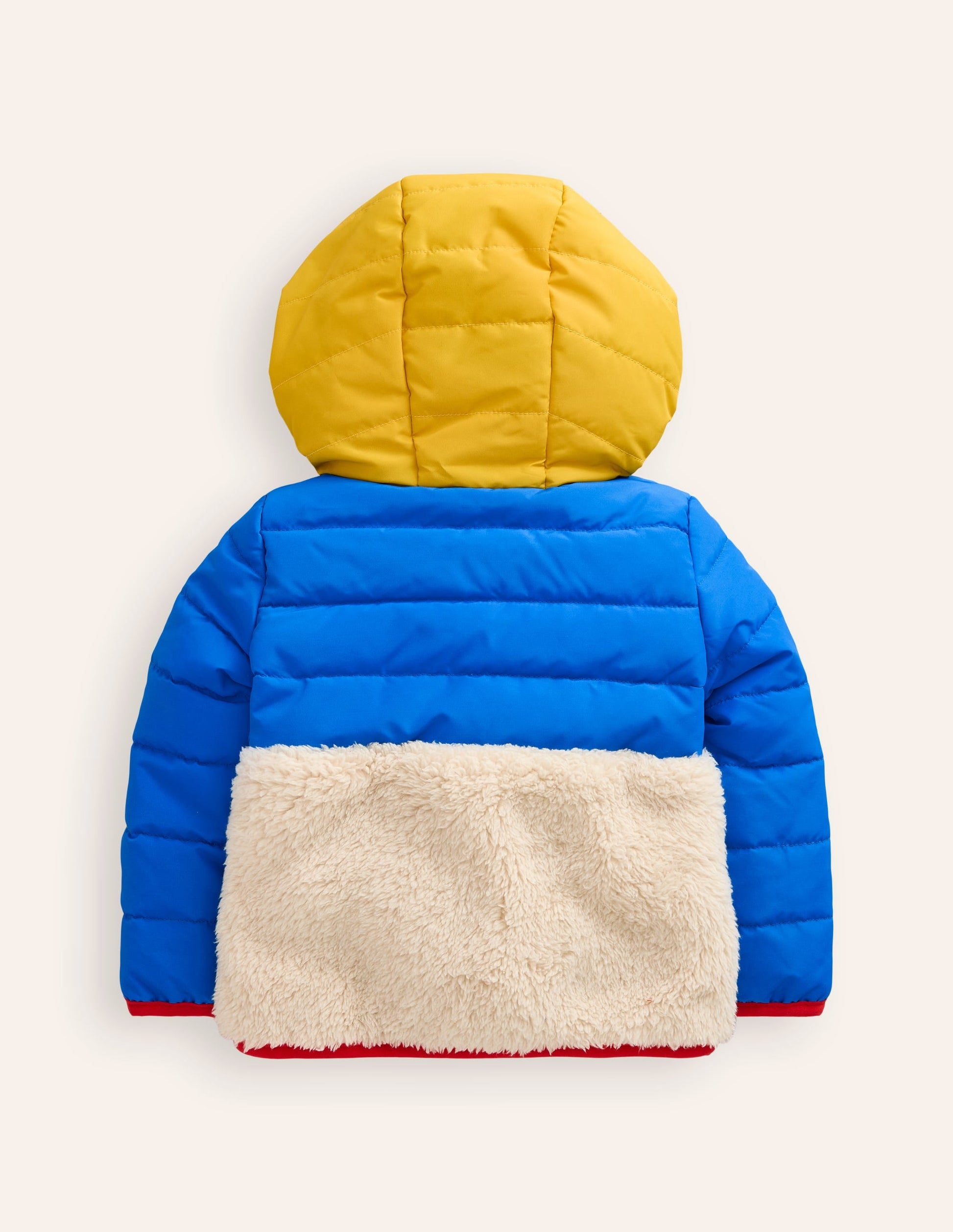 Mixed Borg Jacket-Multi-2