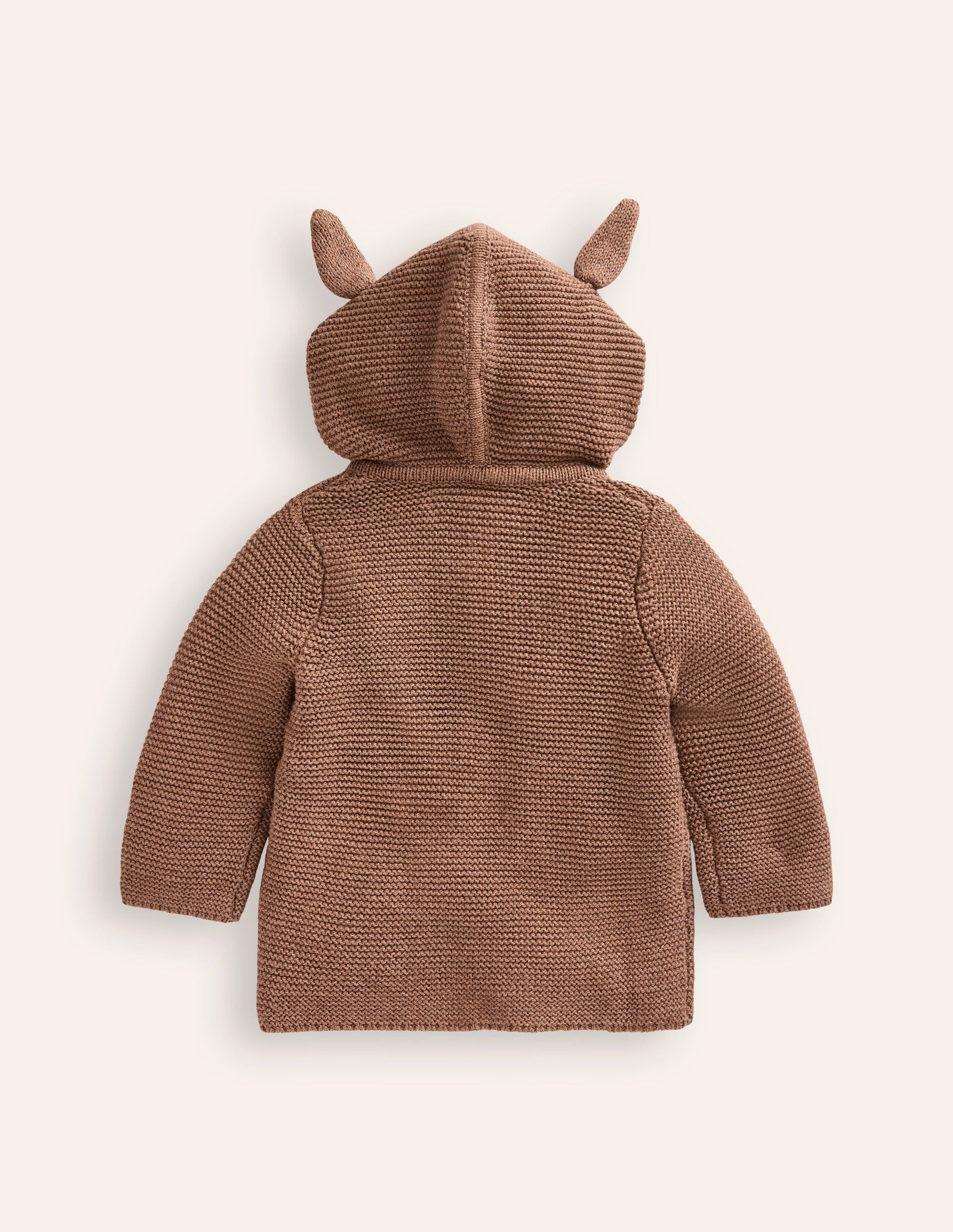 Novelty Knitted Jacket-Milk Chocolate Brown Deer-2