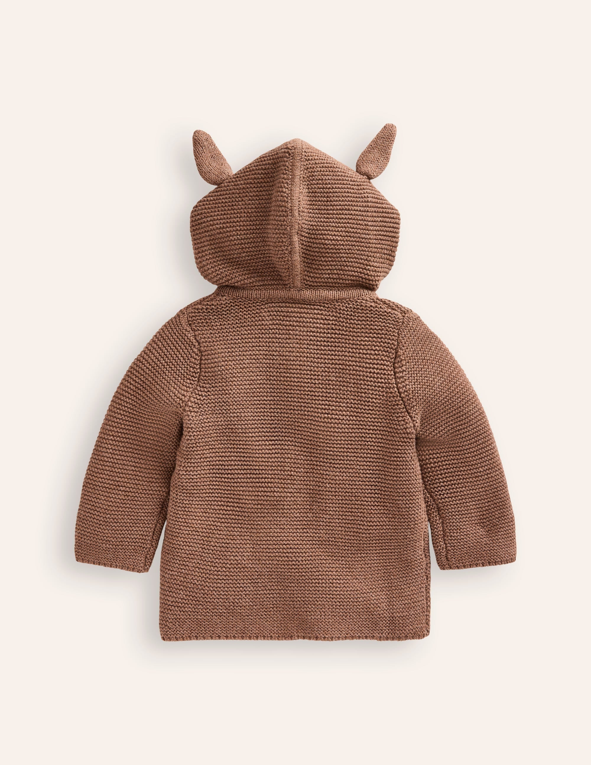 Novelty Knitted Jacket-Milk Chocolate Brown Deer - Image 2