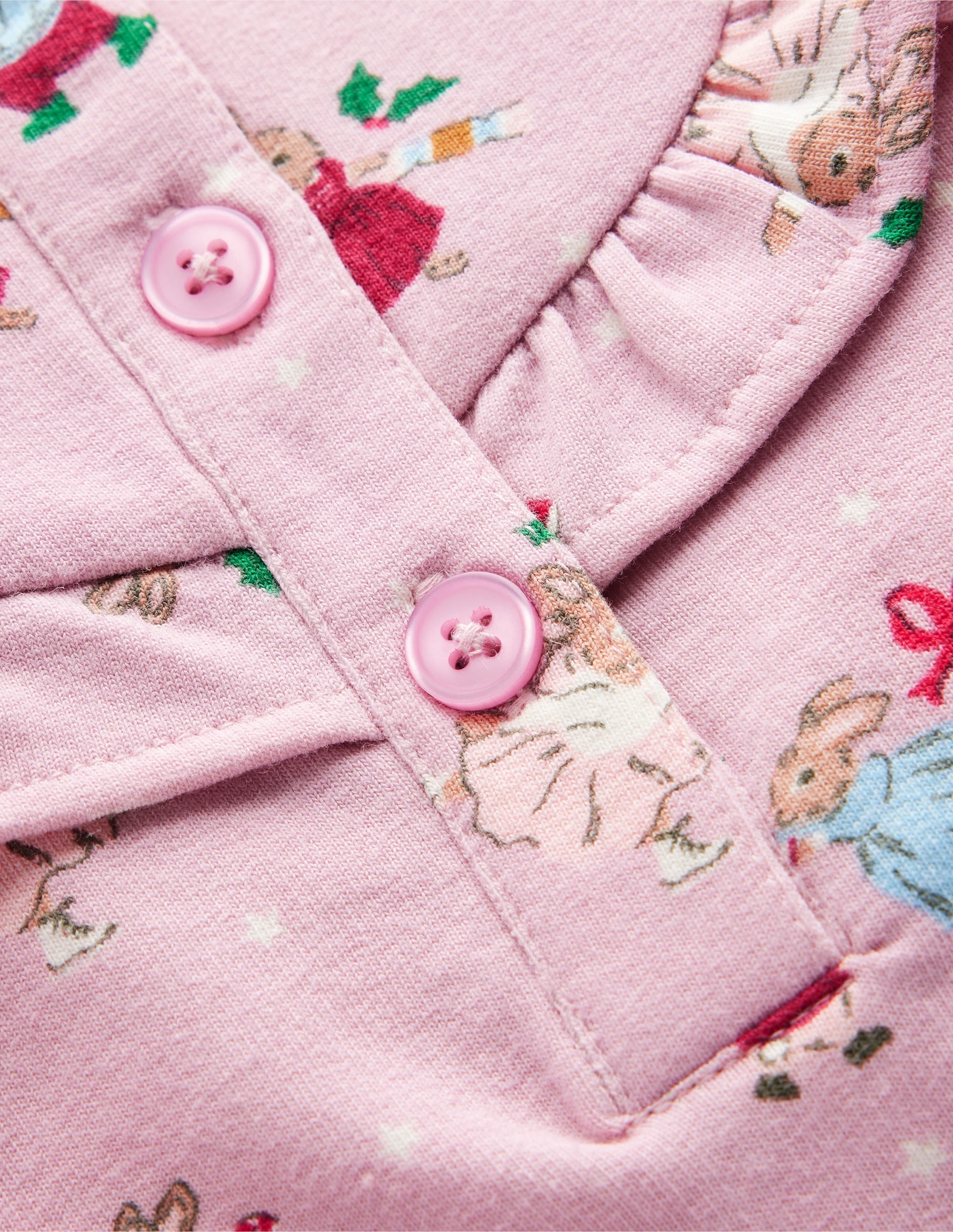 Jersey Top and Leggings-Soft Pink Bunnies - Image 3