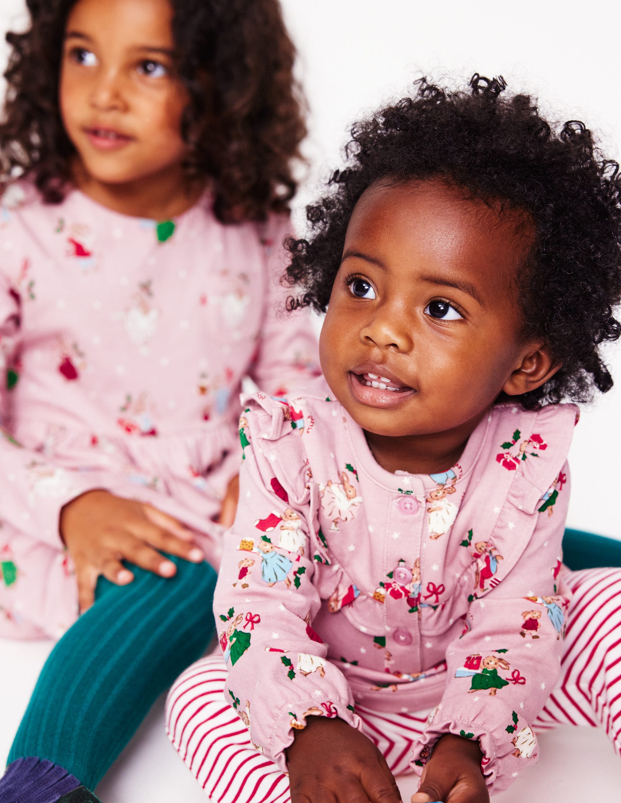 Jersey Top and Leggings-Soft Pink Bunnies - Image 5