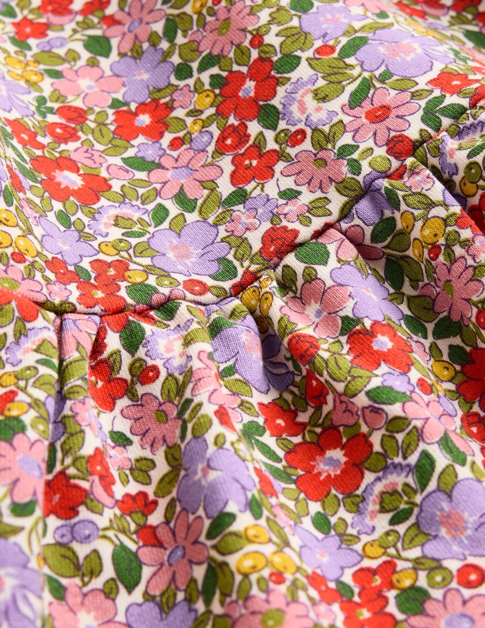 Cosy Sweatshirt Dress-Multi Flowerbed-3