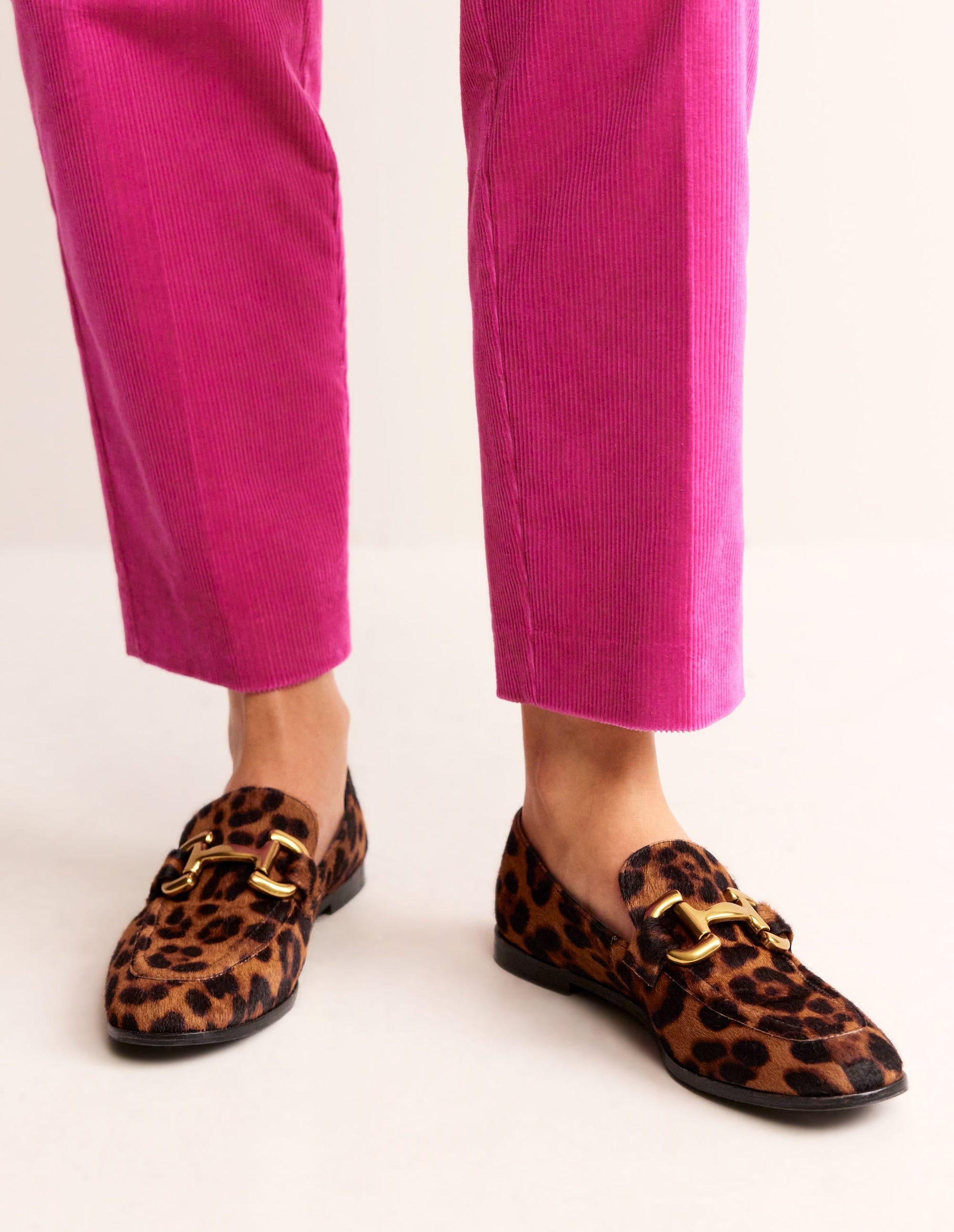 Iris Snaffle Loafers-Leopard-1