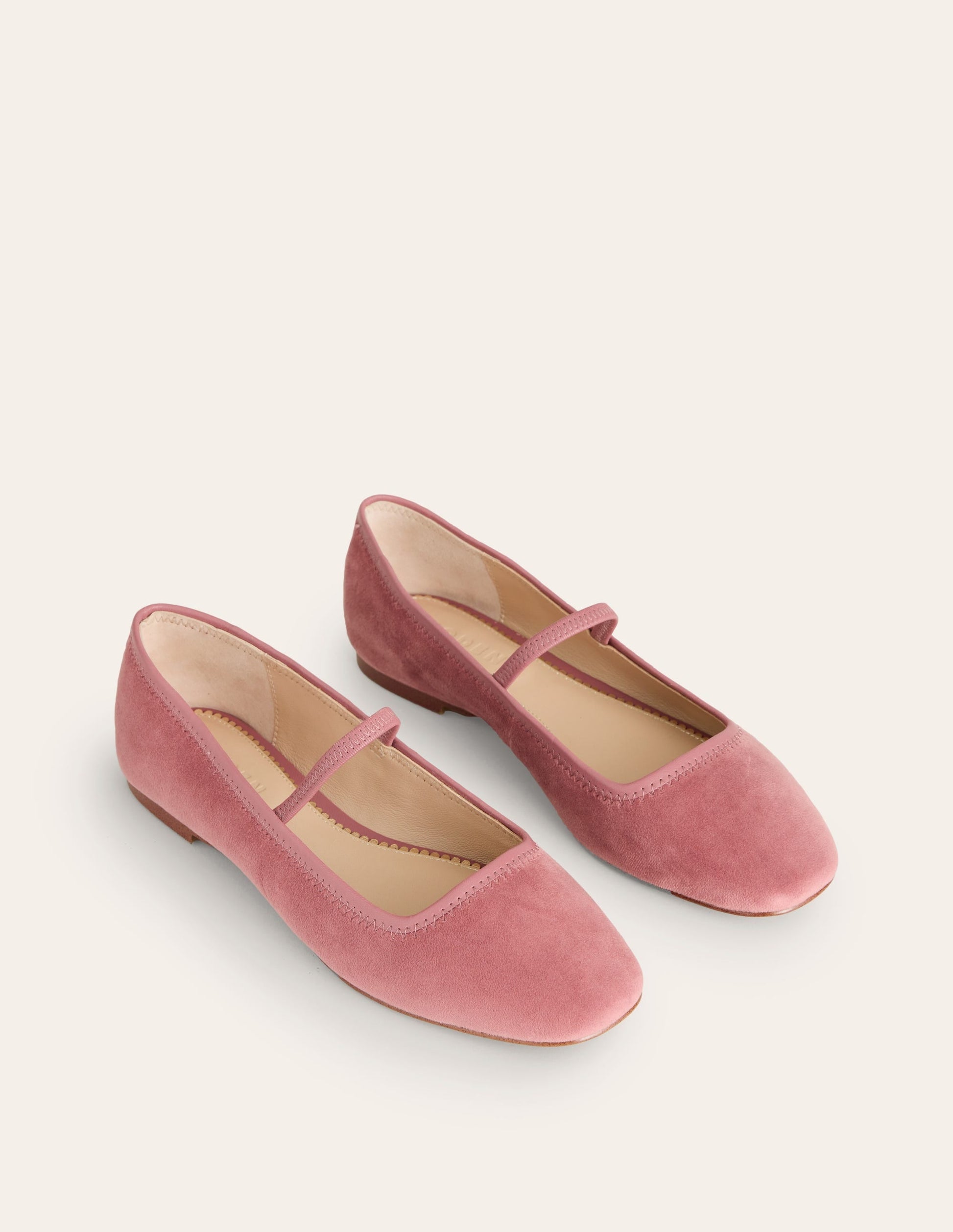Thea Mary Jane Ballet Flat-Old Rose-3