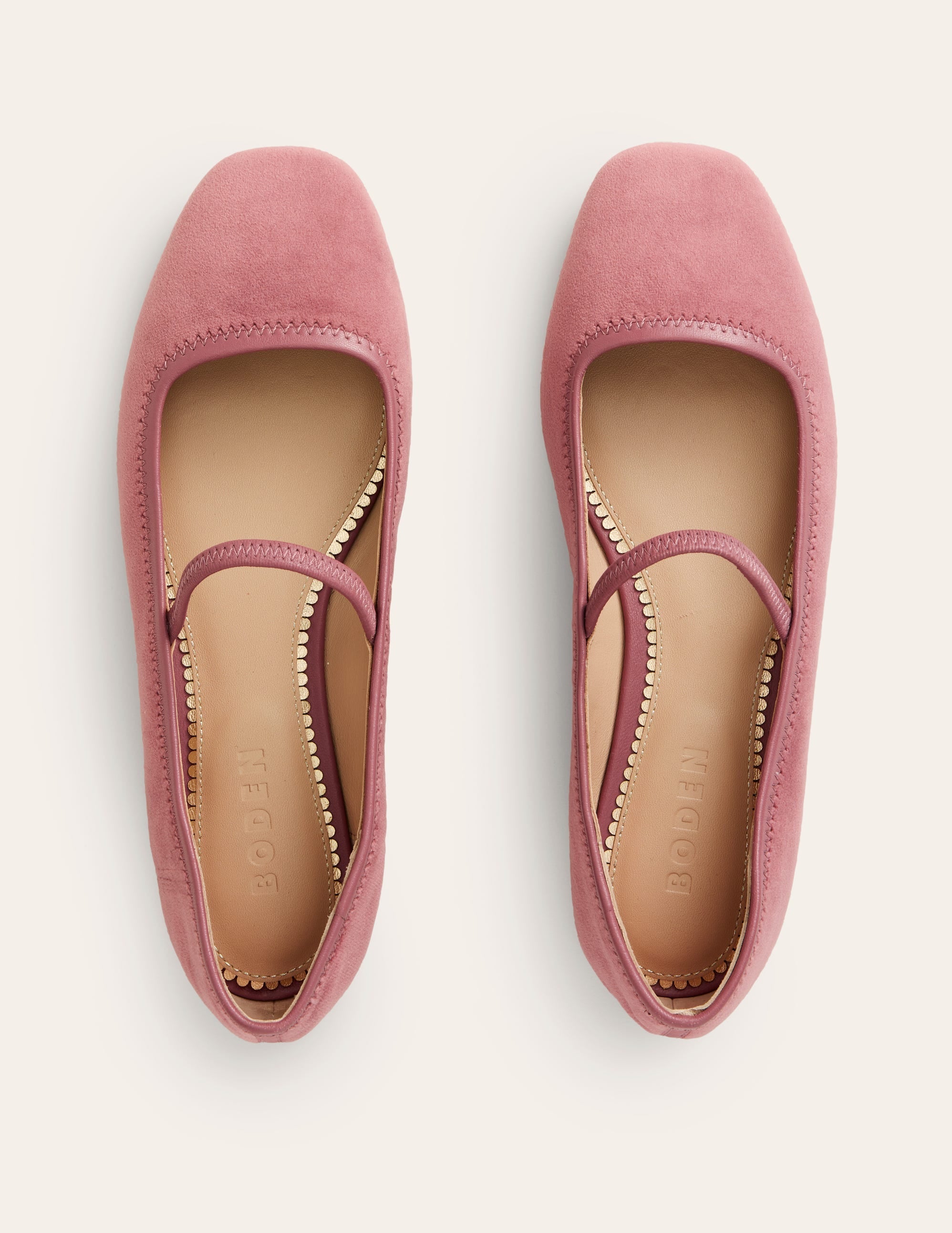 Thea Mary Jane Ballet Flat-Old Rose - Image 5