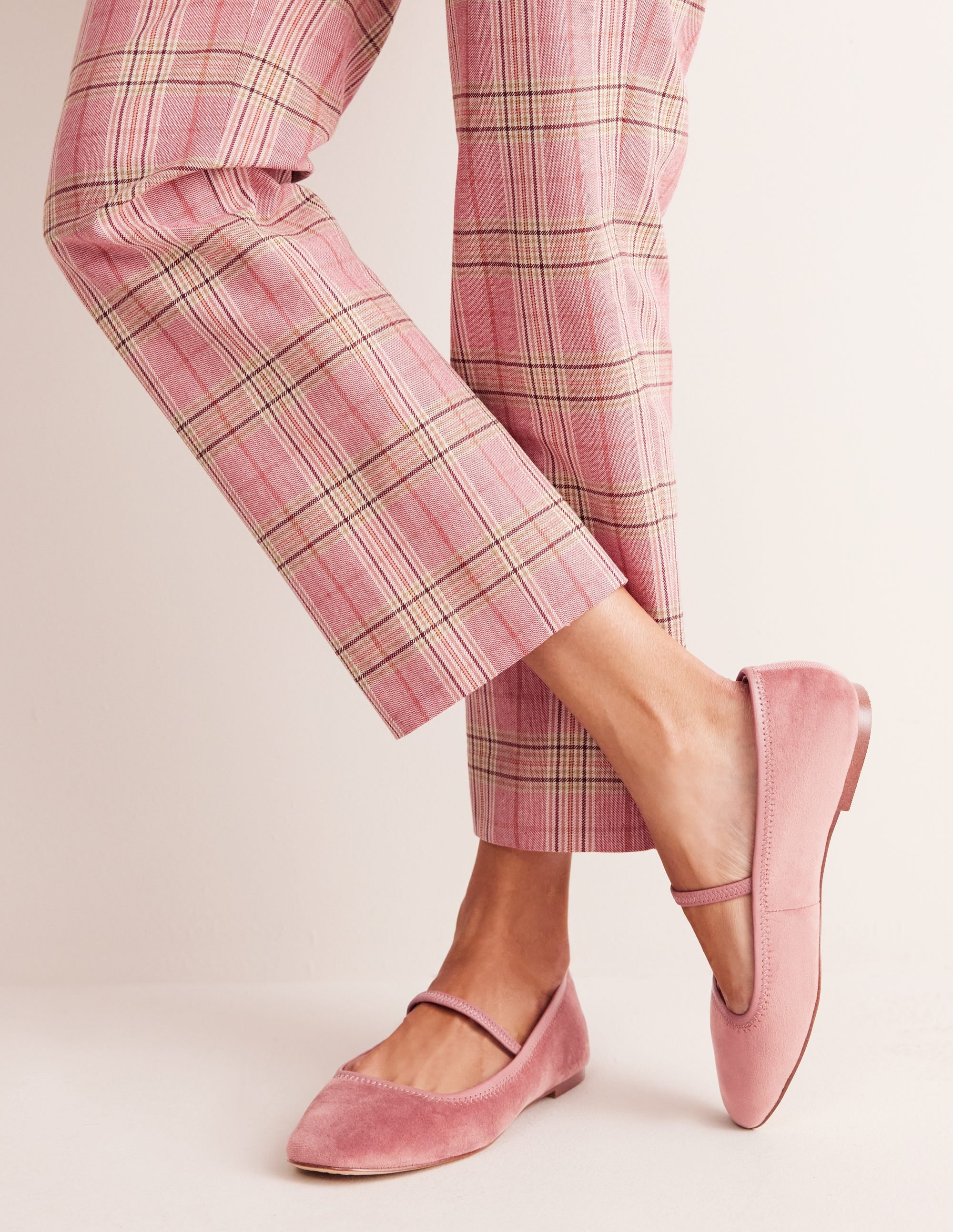 Thea Mary Jane Ballet Flat-Old Rose - Image 1