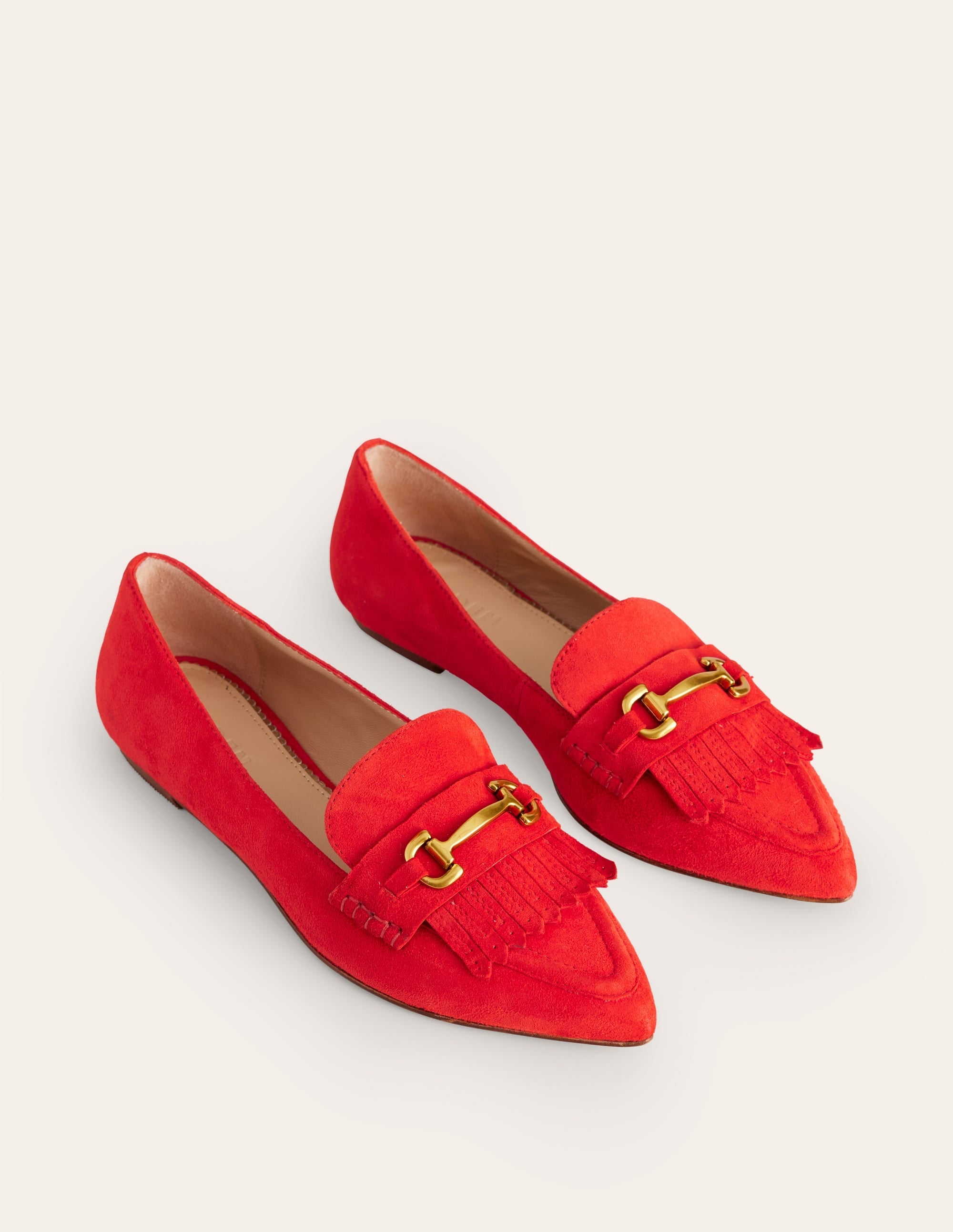 Iris Ghillie Loafers-Red Suede - Image 3