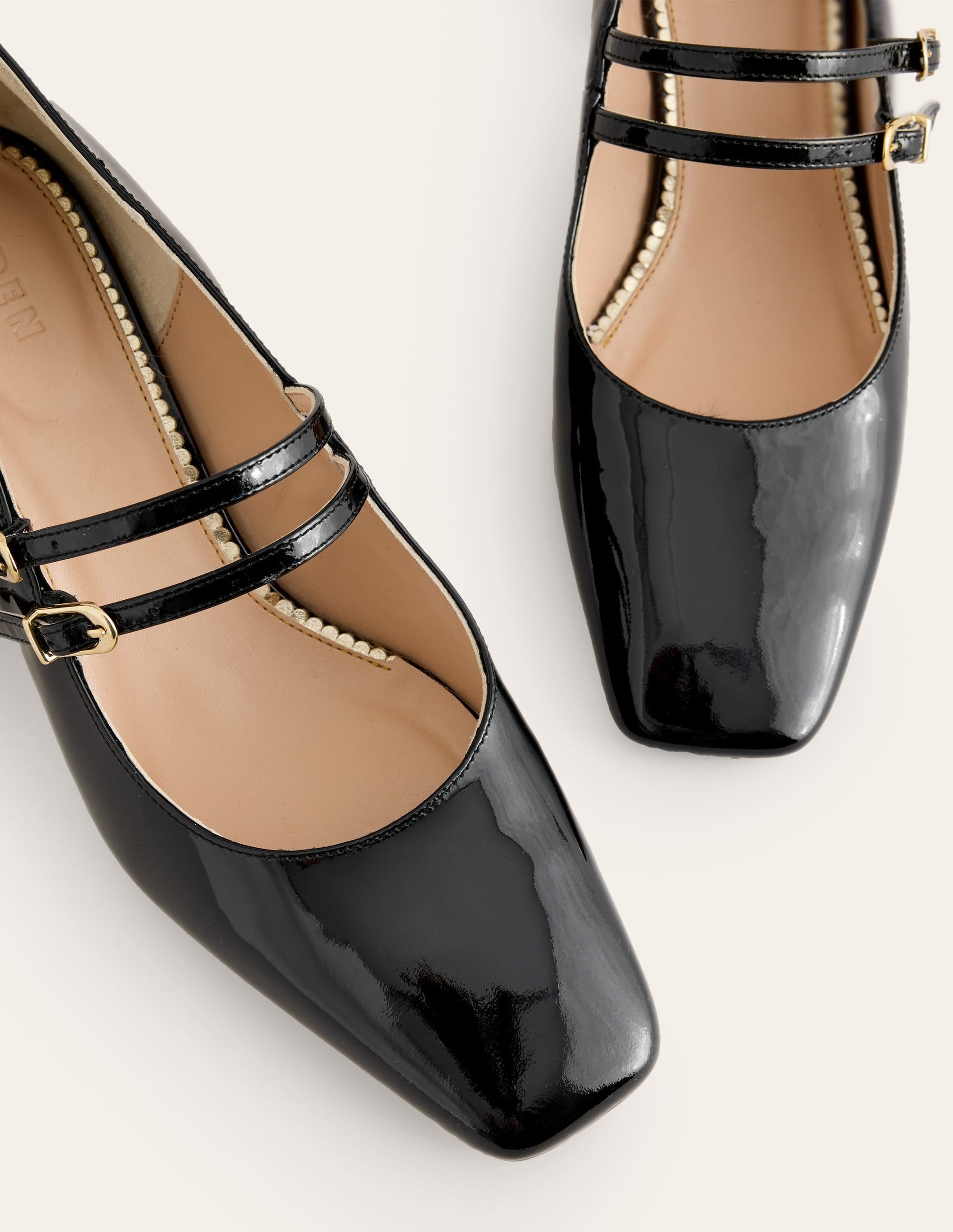Block Heel Pump-Black Patent-4