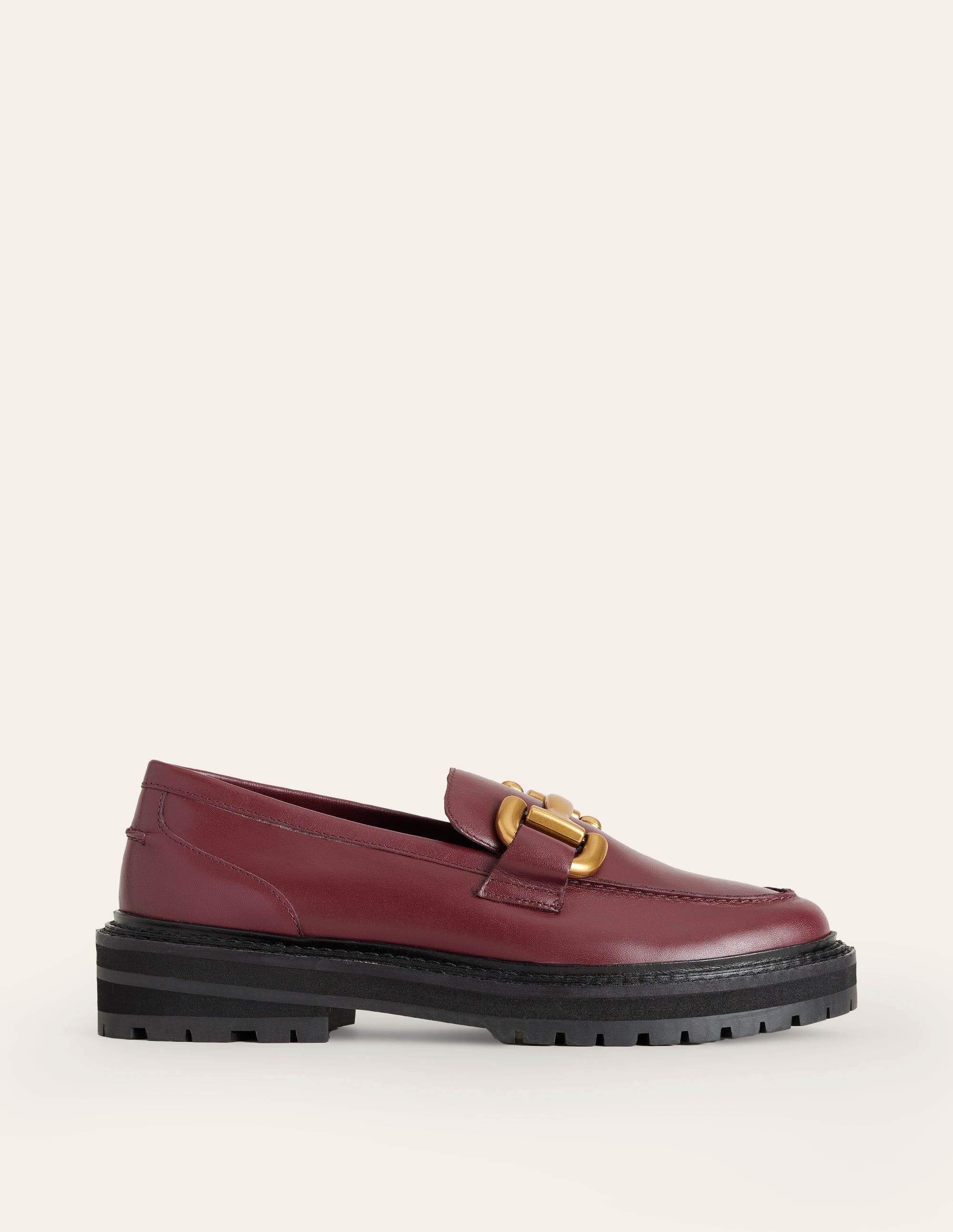 Iris Chunky Snaffle Loafers-Oxblood - Image 2